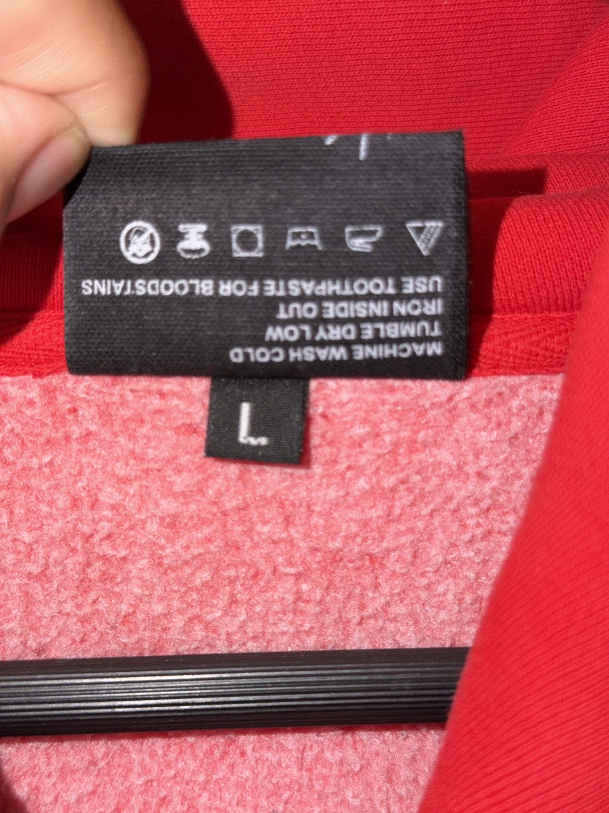 Half Evil Half Evil Red Flame Logo Tonal Hoodie Size US L / EU 52-54 / 3 - 5 Thumbnail