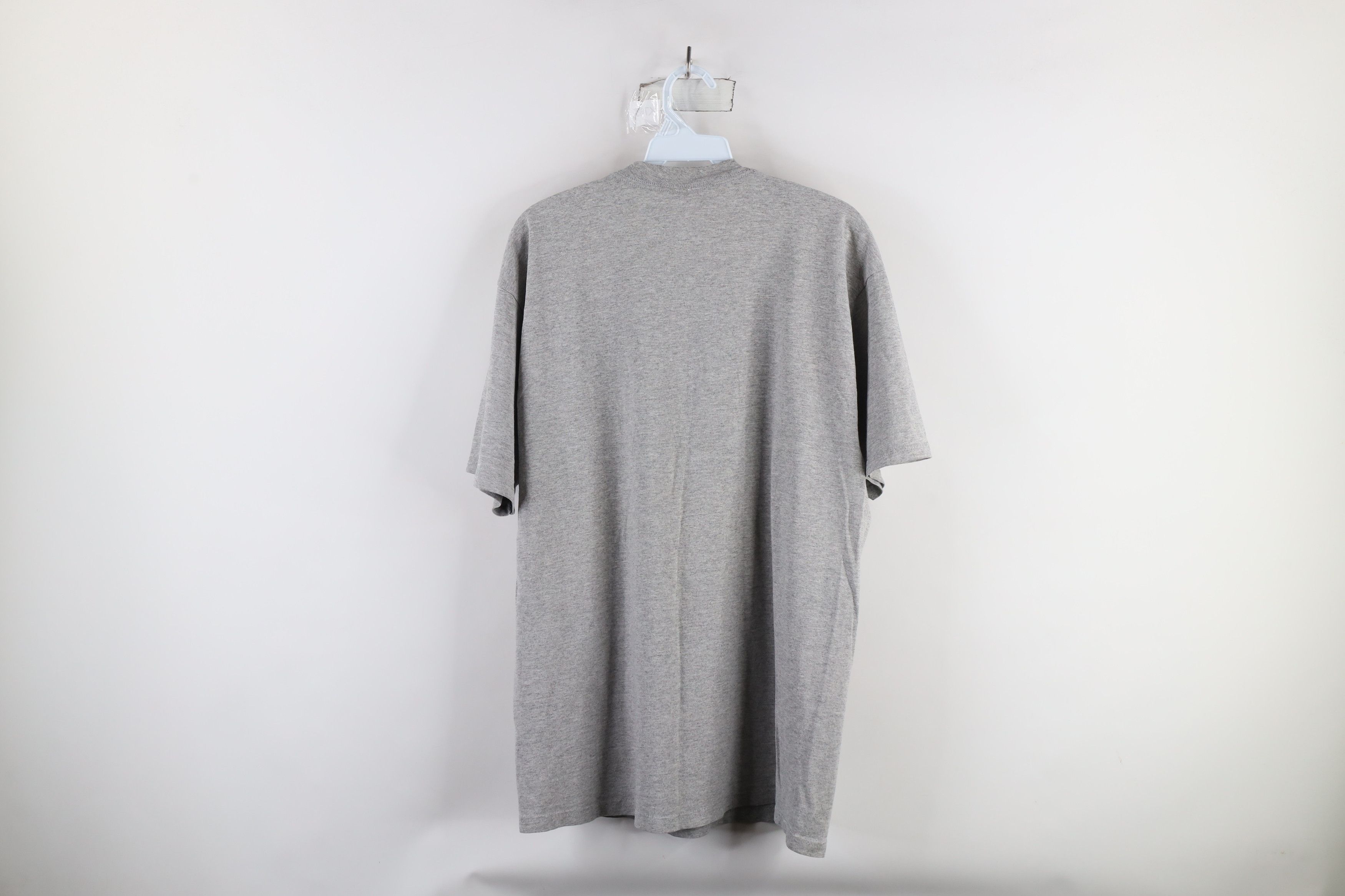 Vintage Vintage 90s Streetwear Short Sleeve T-Shirt Heather Gray Size US XL / EU 56 / 4 - 8 Thumbnail