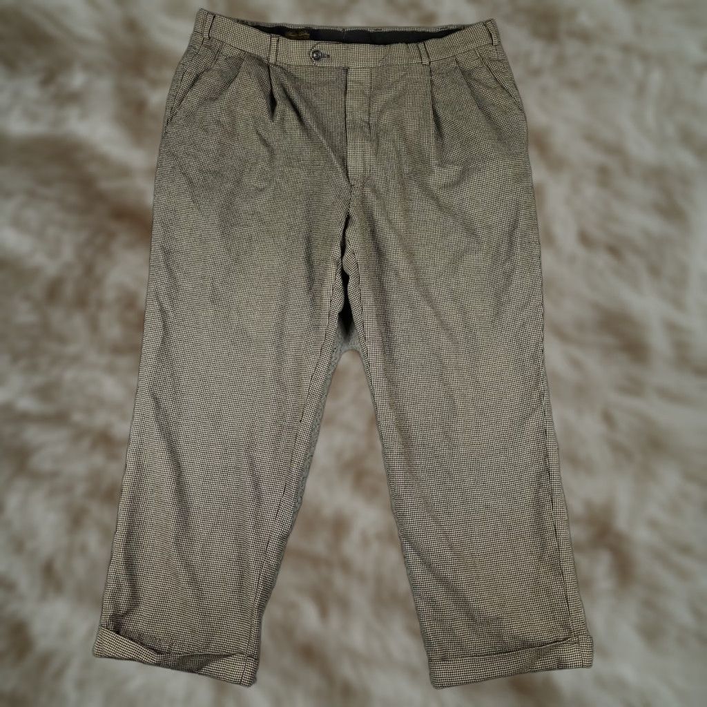 Brooks Brothers Brooks Brothers Chino Pants Mens 38x28 Beige Pleated Cuffed Trousers Regular Fit Size US 38 / EU 54 - 1 Thumbnail