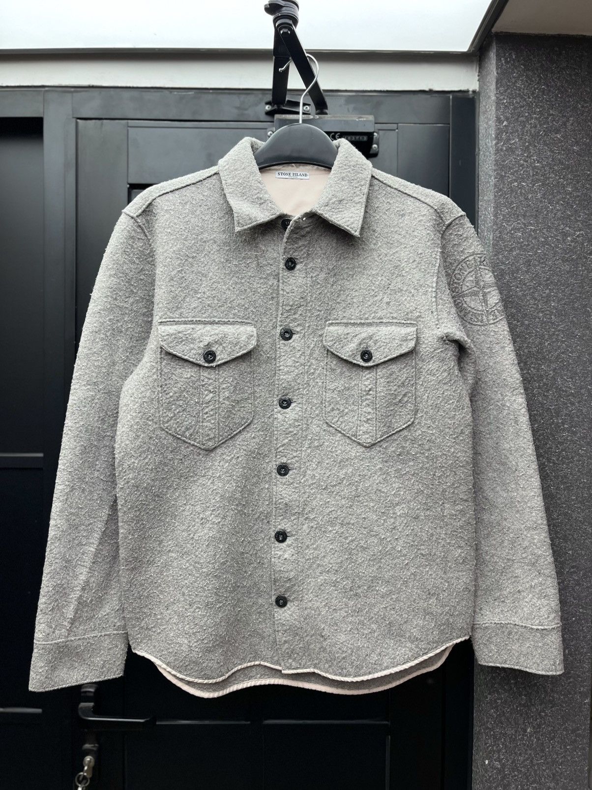 Stone Island Vintage stone island overshirt big logo Size US S / EU 44-46 / 1 - 1 Thumbnail