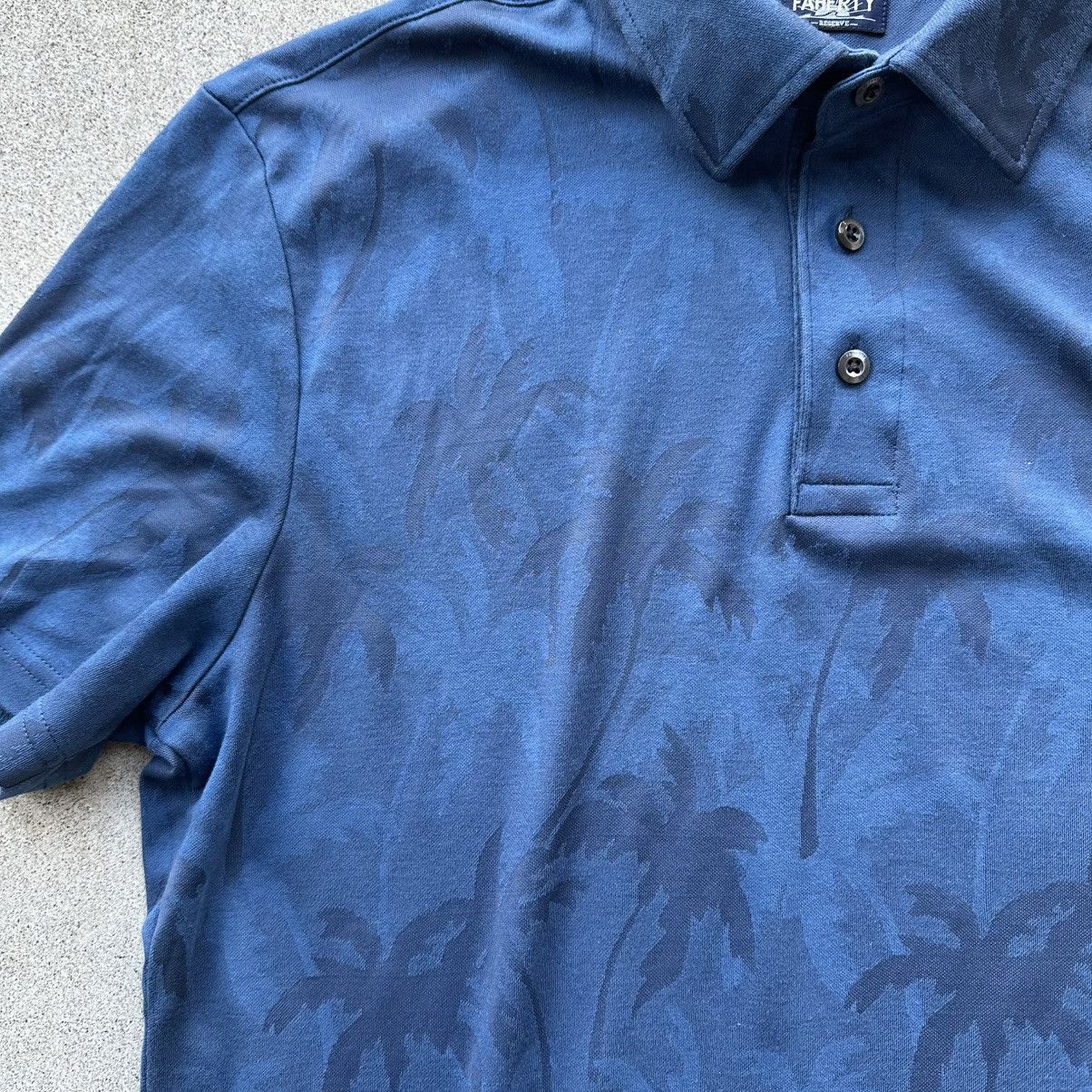 Faherty Faherty Movement Polo Shirt Men Size Medium Palm Tree Size US M / EU 48-50 / 2 - 2 Thumbnail