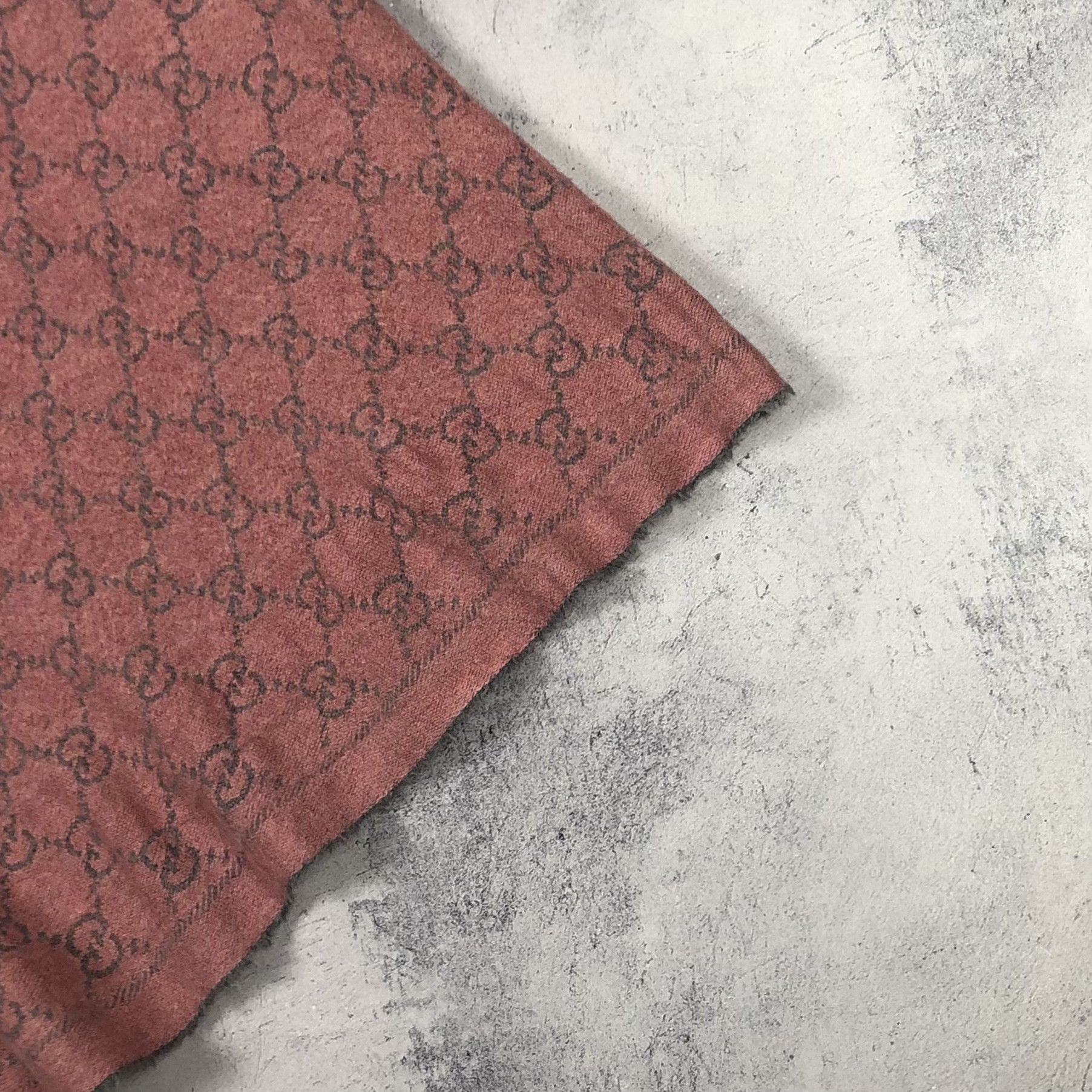 Gucci Gucci Monogram Wool Muffler Scarf Size ONE SIZE - 10 Thumbnail
