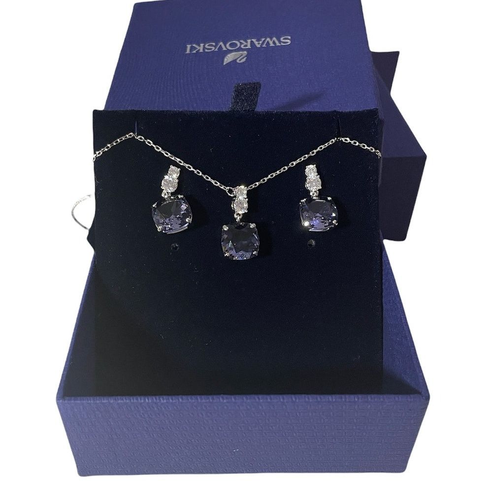 Swarovski Swarovski Women's Vintage Necklace and earrings set Size ONE SIZE - 1 Thumbnail