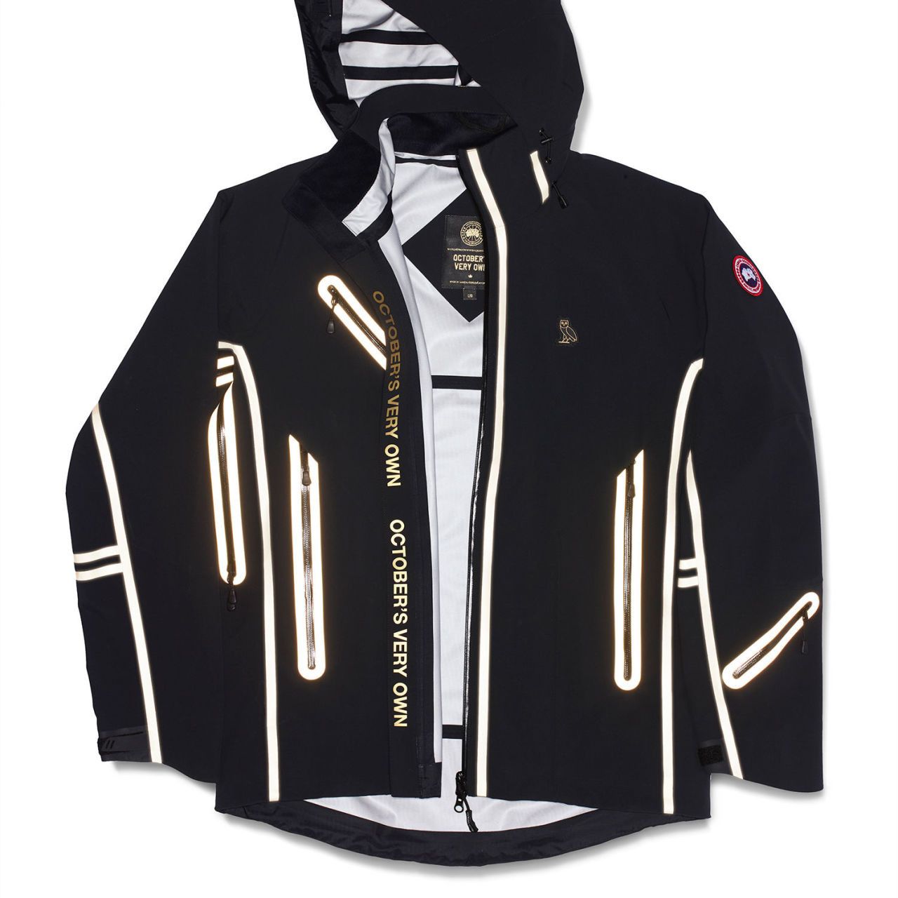 Canada Goose RARE OVO x Canada Goose Timber Shell Jacket Reflective Gold Size US L / EU 52-54 / 3 - 6 Thumbnail