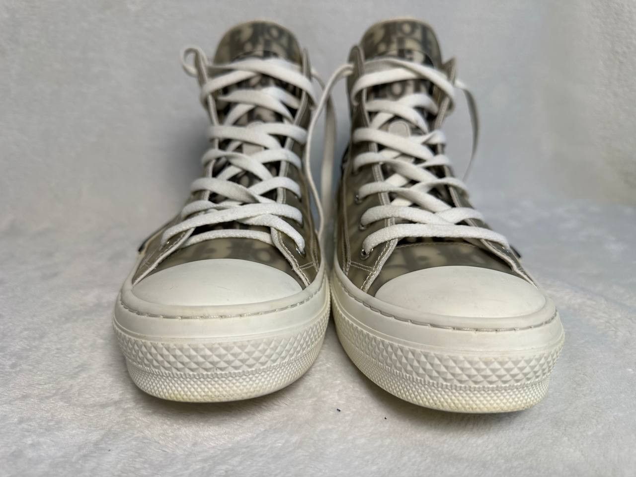 Dior Dior B23 High Dior Oblique White Black Size US 11 / EU 44 - 2 Thumbnail