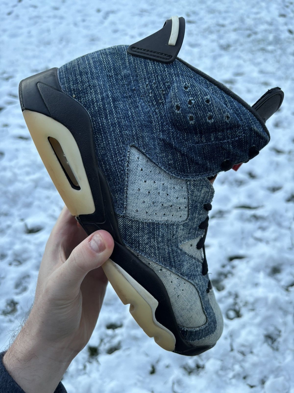 Jordan Brand Air Jordan 6 Retro Washed Denim 2019 Size 11.5 Size US 11.5 / EU 44-45 - 1 Thumbnail