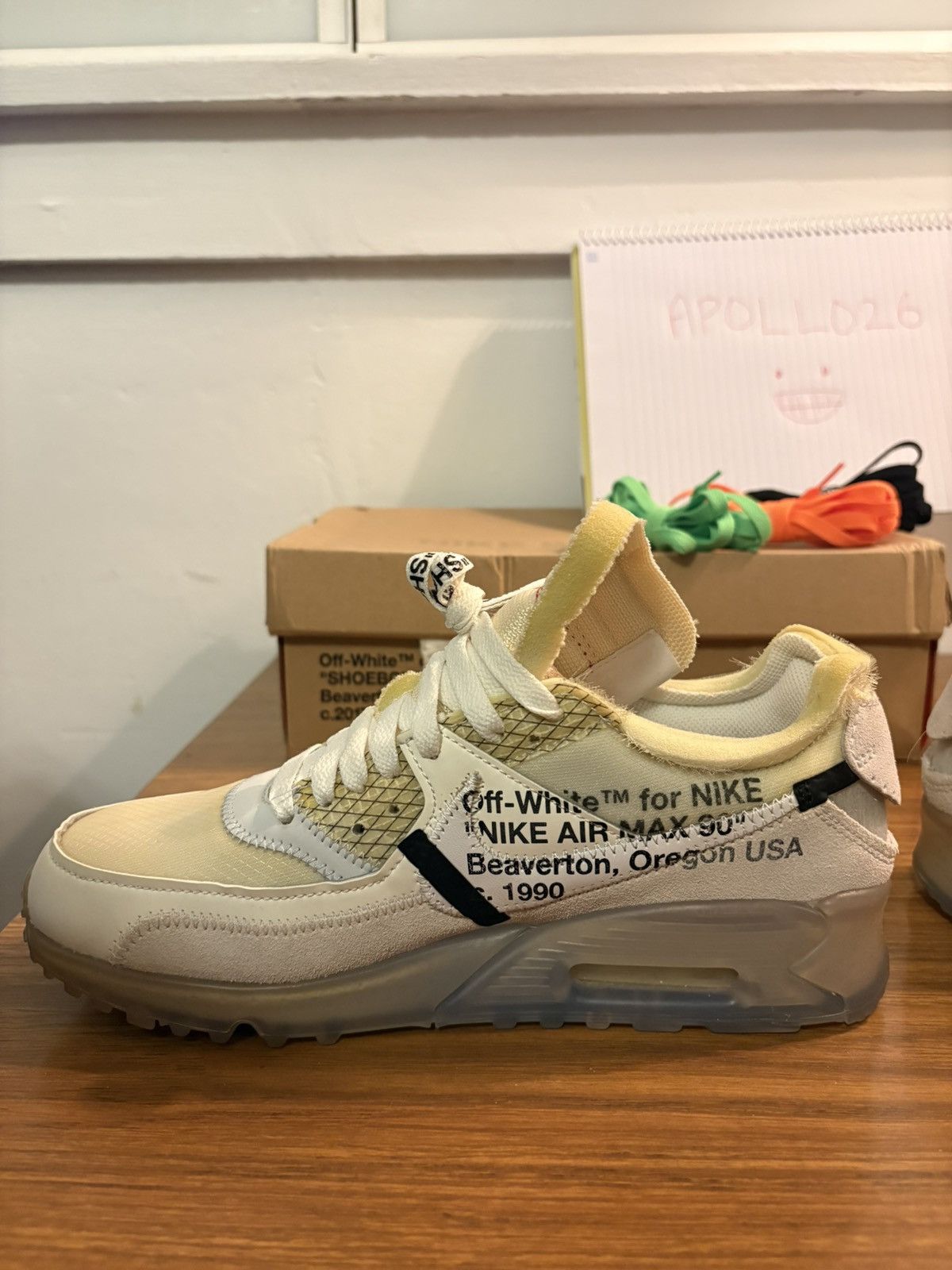 Nike × Off-White Off-White x Nike Air Max 90 “The Ten” US7 Size US 7 / EU 40 - 16 Thumbnail