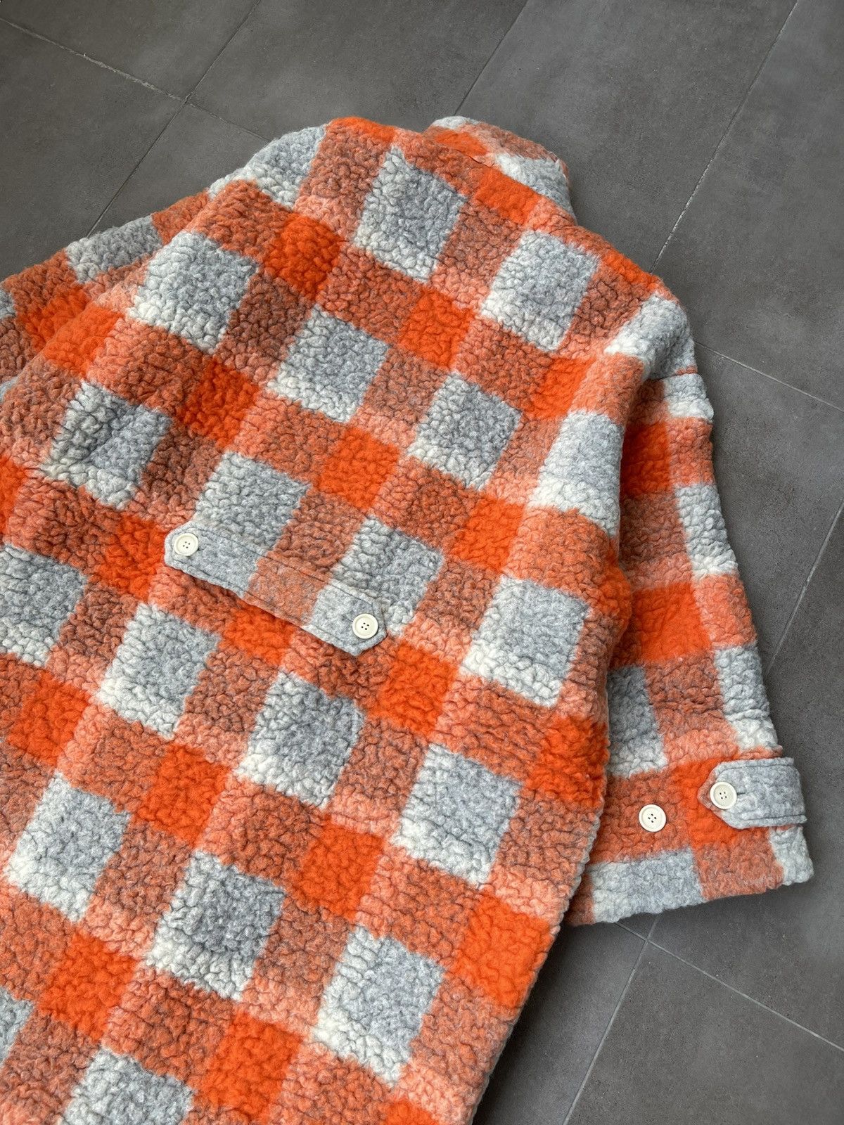 Henrik Vibskov !DS! AW22 Henrik Vibskov Checkered Ahoy Long Coat Size US XL / EU 56 / 4 - 17 Thumbnail