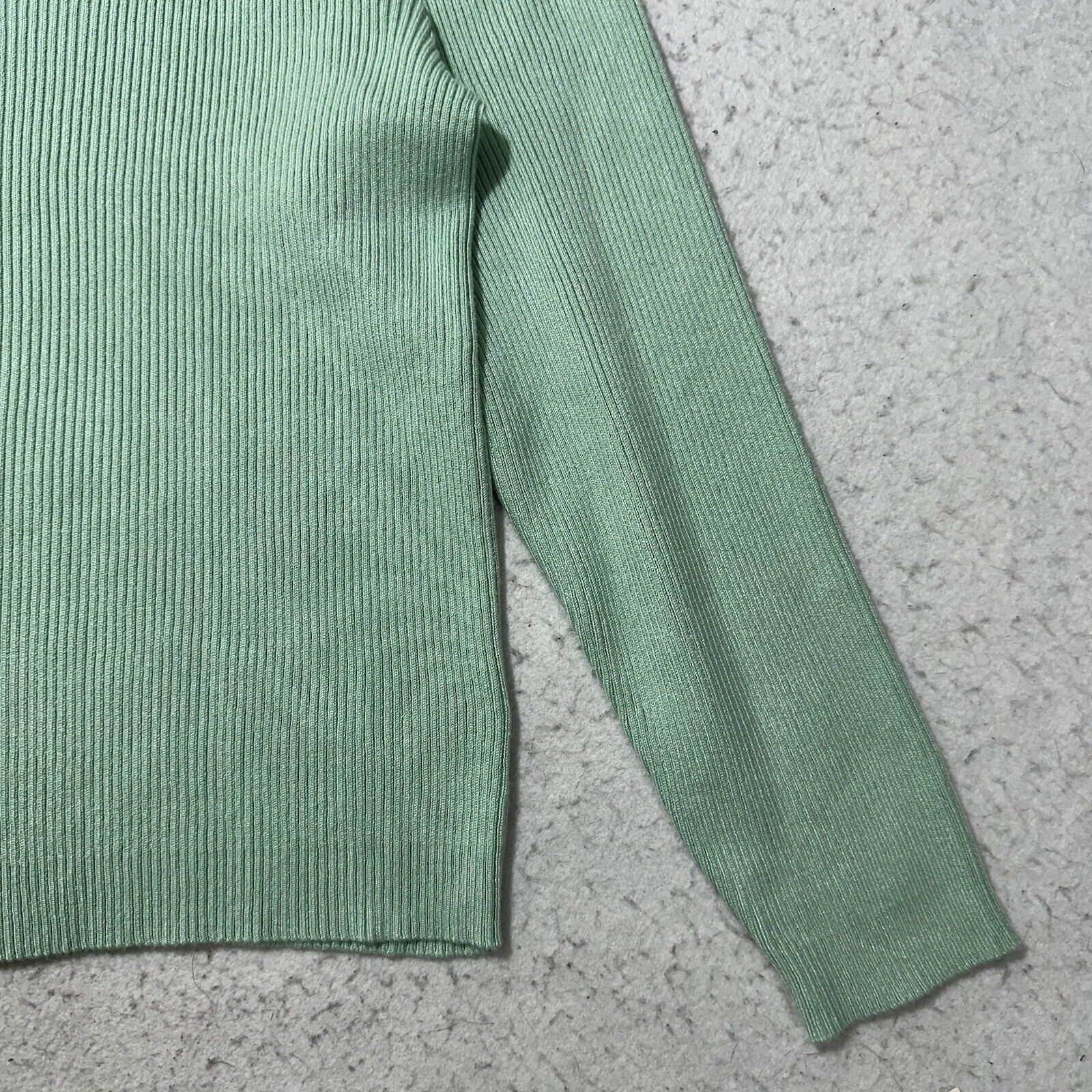Other Ophelia Roe 2X Scoop Neck Ribbed Stretch Pullover Sweater Size XXL / US 16-18 / IT 52-54 - 5 Thumbnail