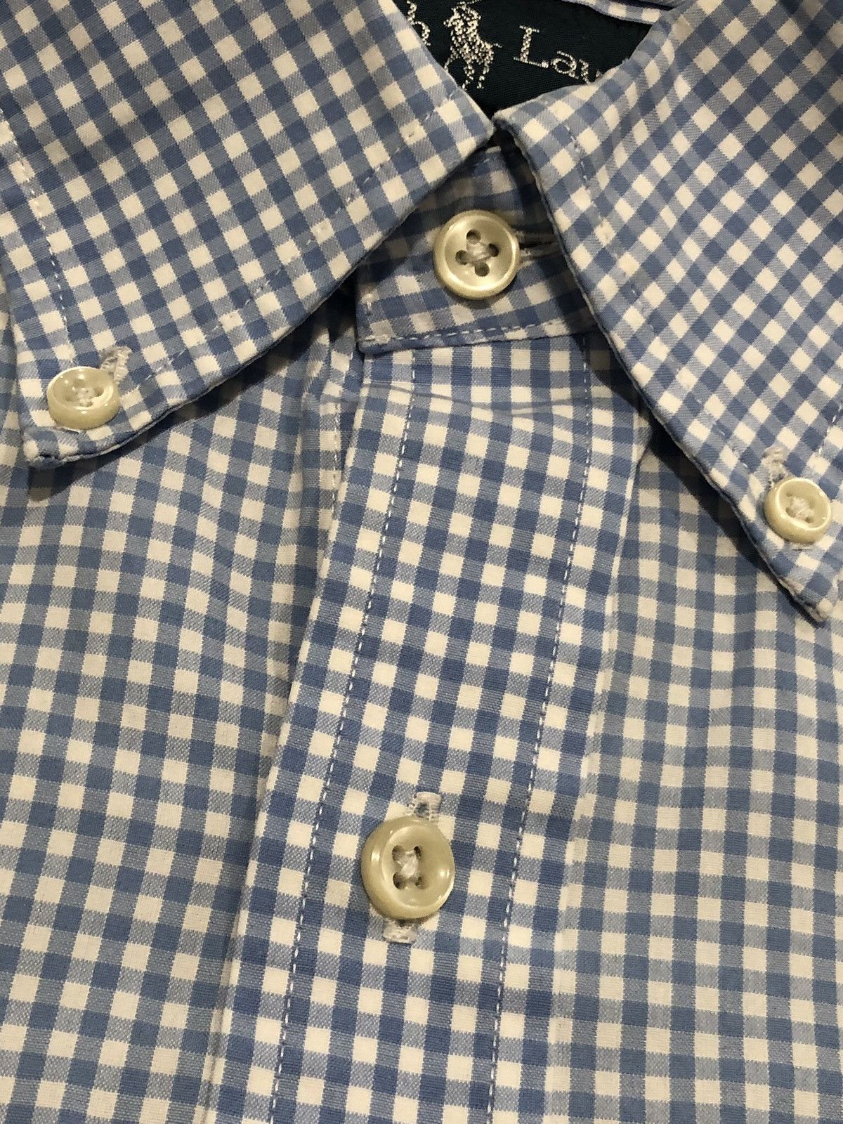Polo Ralph Lauren × Ralph Lauren × Vintage Y2K Polo Ralph Lauren Gingham Button Down Size US M / EU 48-50 / 2 - 3 Thumbnail