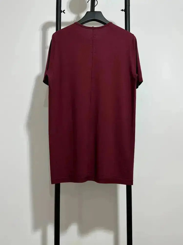 Rick Owens Rick Owens Drkshdw Figure Print Wine Tee Size US M / EU 48-50 / 2 - 2 Thumbnail