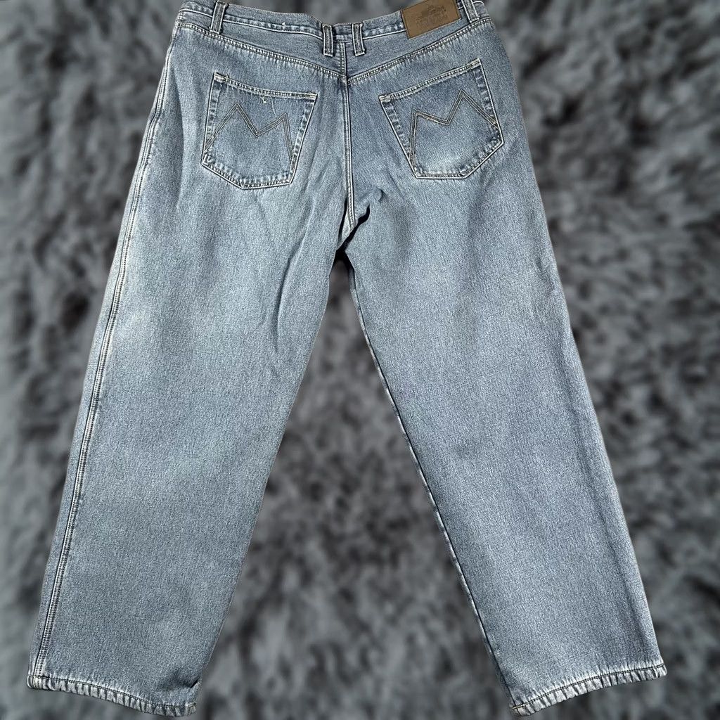 Denime Old Mill Jeans Mens 42x34 Blue Fleece Lined Warm Denim Straight Leg 5-Pocket Size US 42 / EU 58 - 1 Thumbnail