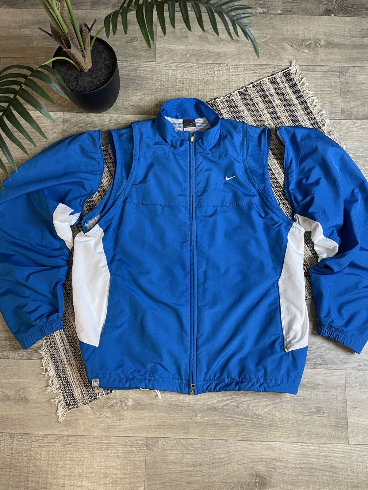 Nike NIKE 2in1 Vest-Jacket Transformer Nylon Track Top Jacket L Size US L / EU 52-54 / 3 - 4 Thumbnail