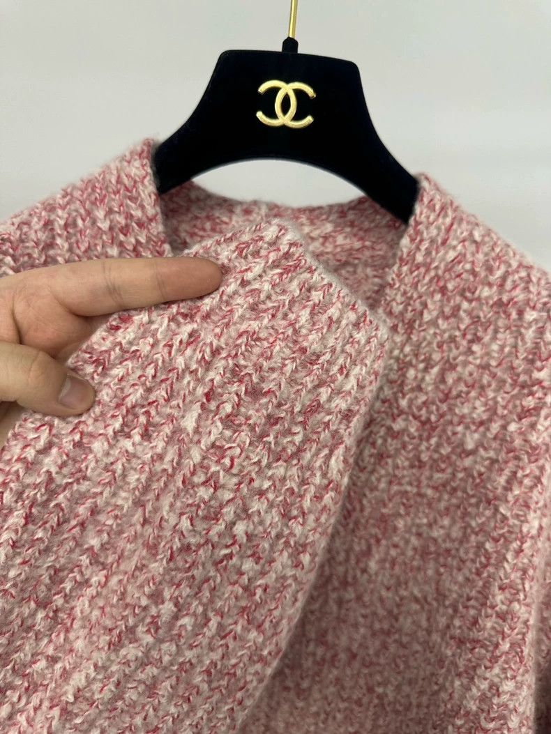 Loro Piana LORO PIANA Pink mixed color cashmere knit cardigan Size L / US 10 / IT 46 - 3 Thumbnail