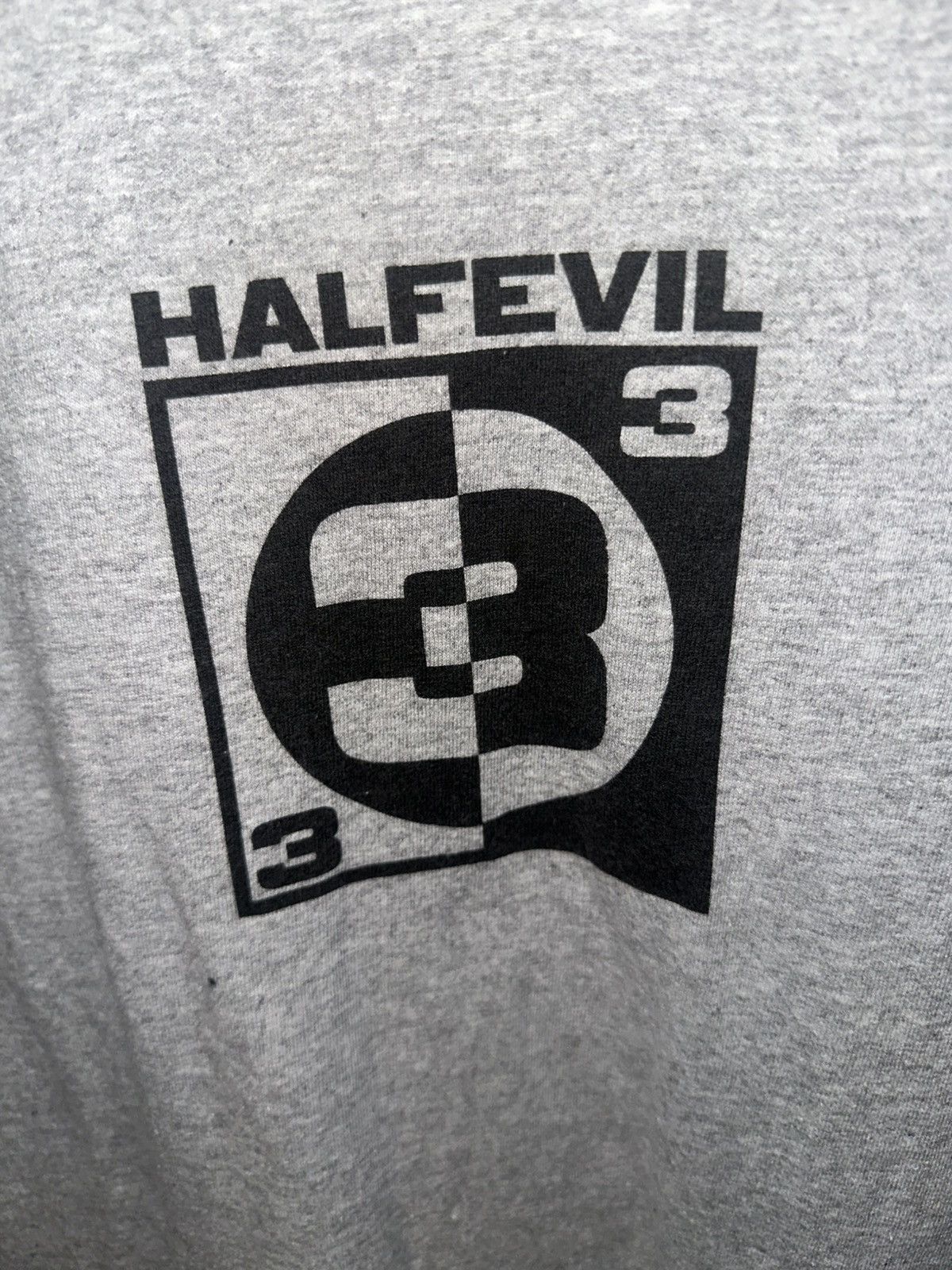Half Evil Half Evil split Logo T shirt MEDIUM Size US M / EU 48-50 / 2 - 2 Thumbnail