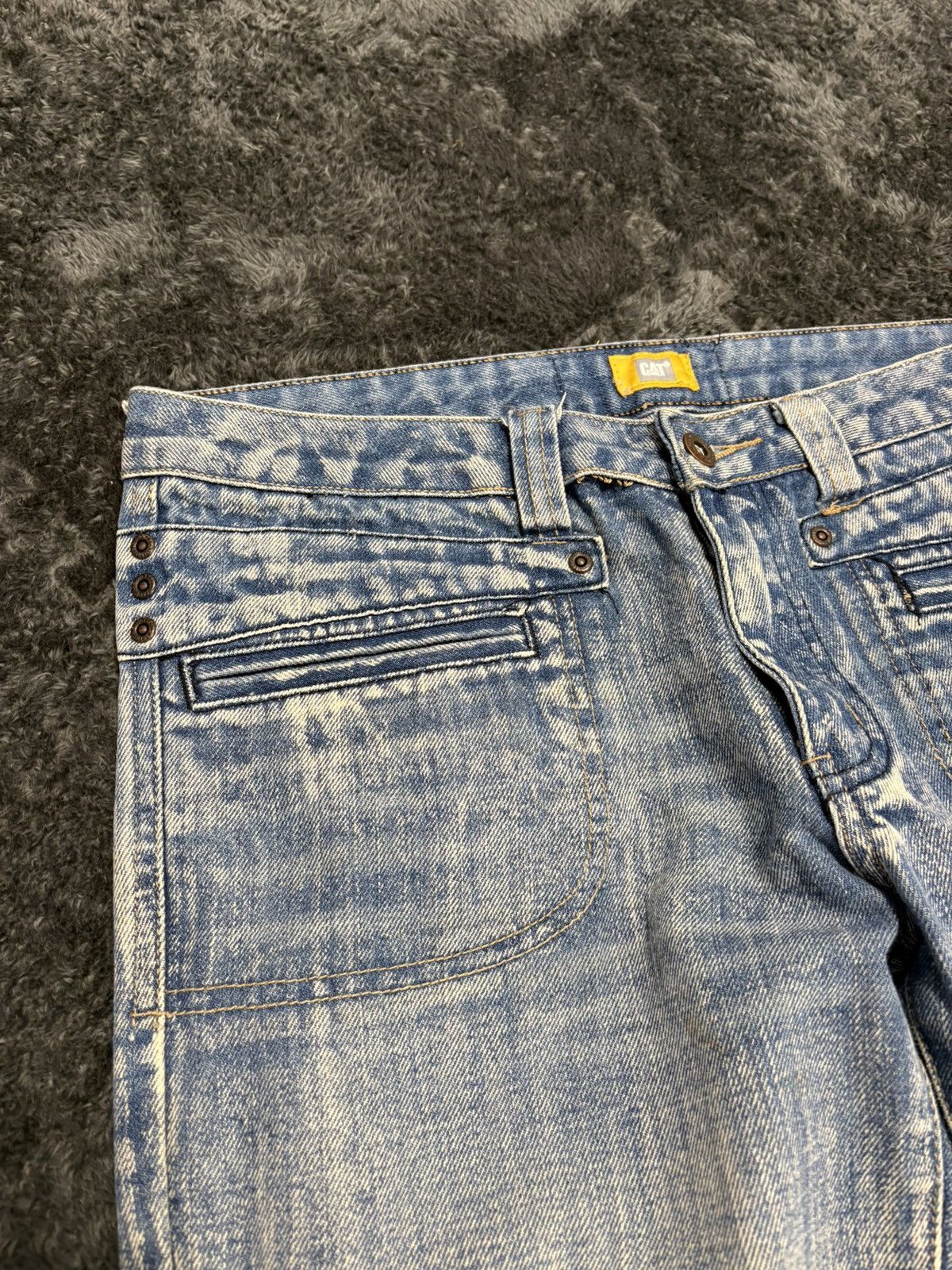 Miss Sixty Vintage Faded Distressed Y2K Flared Jeans Miss Sixty Style Size 27" / US 4 / IT 40 - 2 Thumbnail
