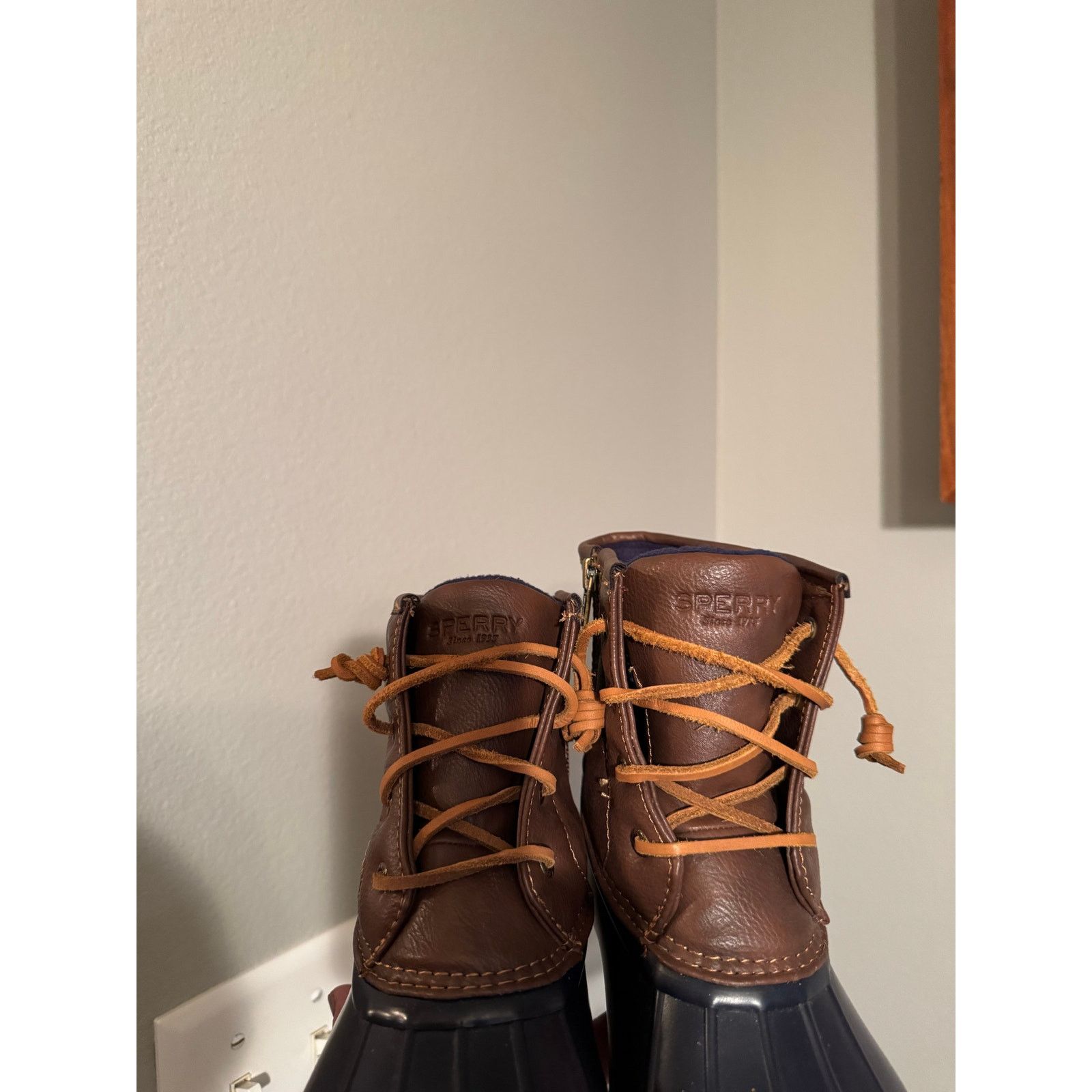 Sperry Sperry Saltwater Boot Navy Girls Size US 5M/ EUR 37 Size US 5 / IT 35 - 3 Thumbnail