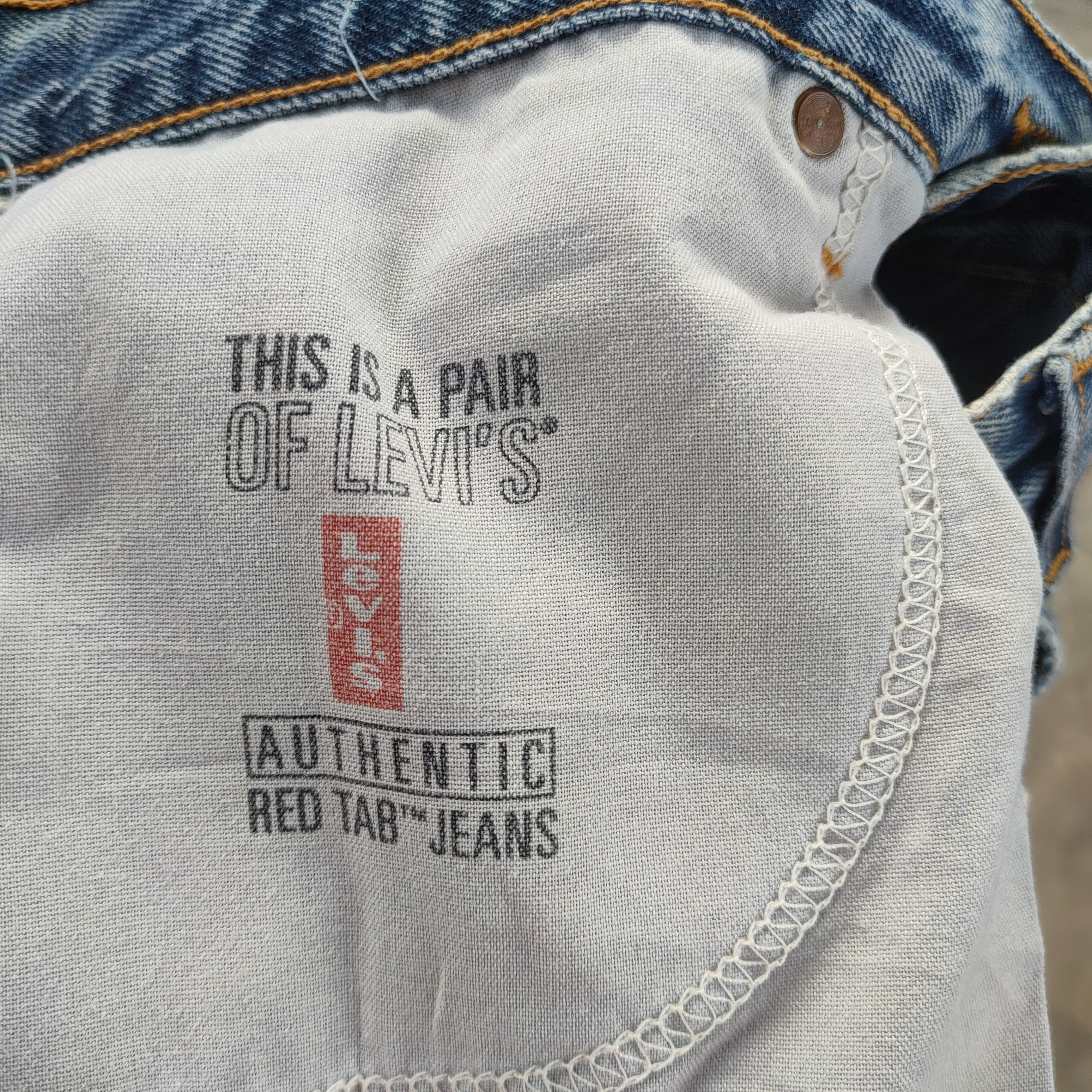 Levi's Vintage Clothing W32 LEVI'S 505 FADED DISTRESSED DENIM JEAN PANTS Size US 32 / EU 48 - 13 Thumbnail