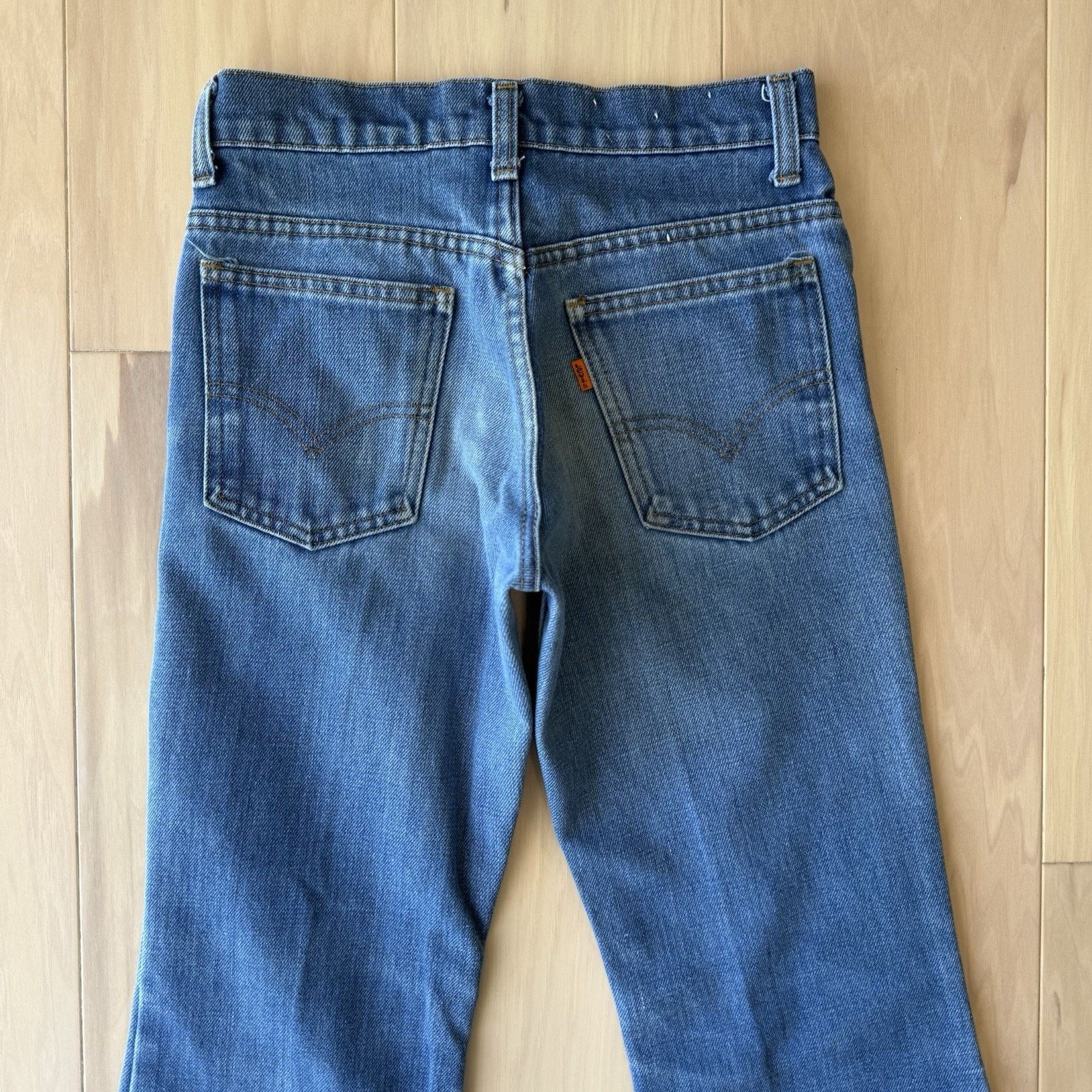Levi's × Vintage Vintage Levis 784 Bell Bottom Jeans 27 Blue For Women 80s Size 27" / US 4 / IT 40 - 7 Thumbnail