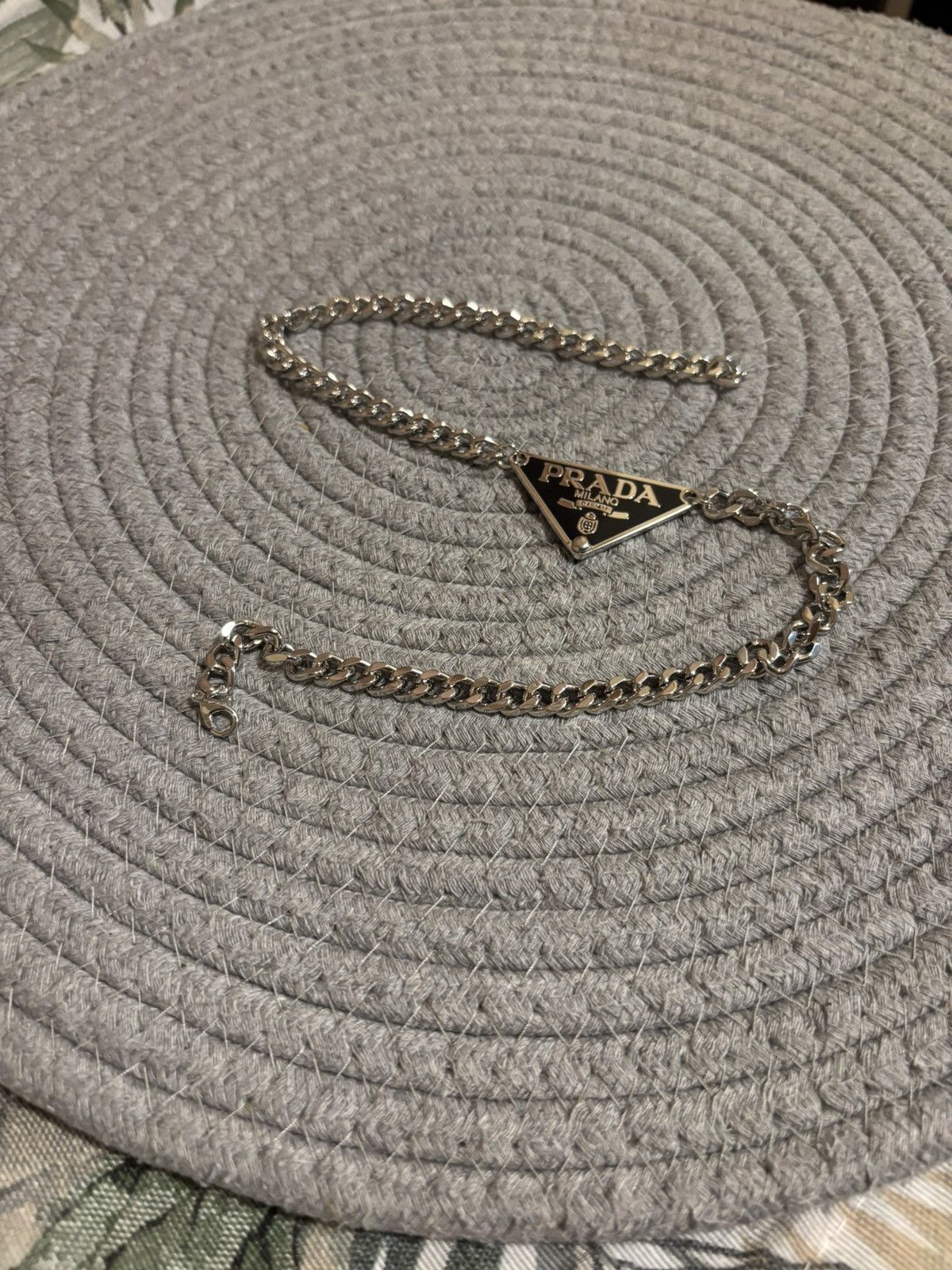 Number (N)ine Prada Symbole Reworked Pendant Prada Chain Necklace Size ONE SIZE - 4 Thumbnail