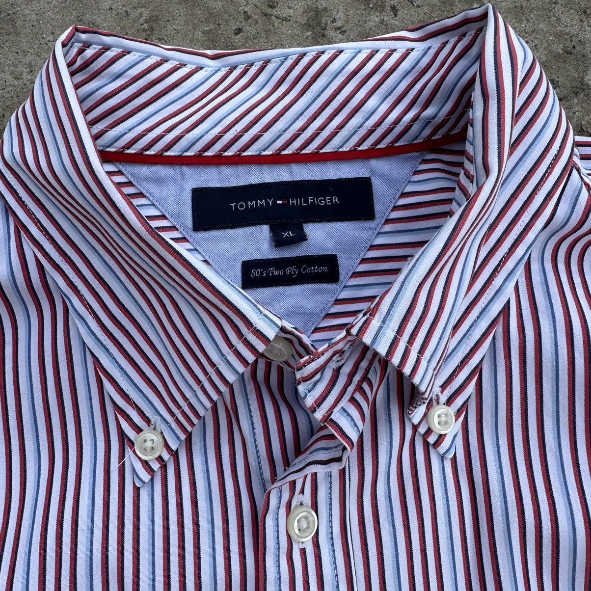 Tommy Hilfiger × Vintage Vintage Tommy Hilfiger Button Up Shirts Old Money Y2K 00s Size US XL / EU 56 / 4 - 7 Thumbnail