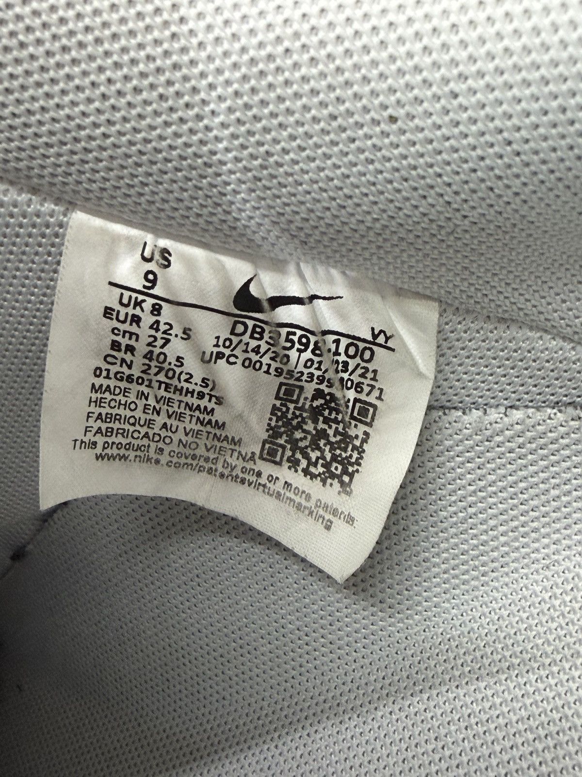 Nike Nike Air Force 1 Low Mayumi Yamase White Size 9 (2021) Size US 9 / EU 42 - 10 Thumbnail