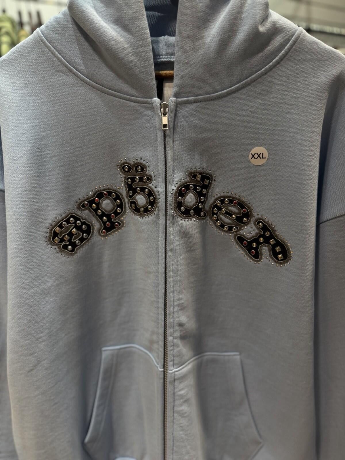Sp5der Sp5der Blue Stone Zip Up Hoodie Size (XXL) 2026 Size US XXL / EU 58 / 5 - 6 Thumbnail