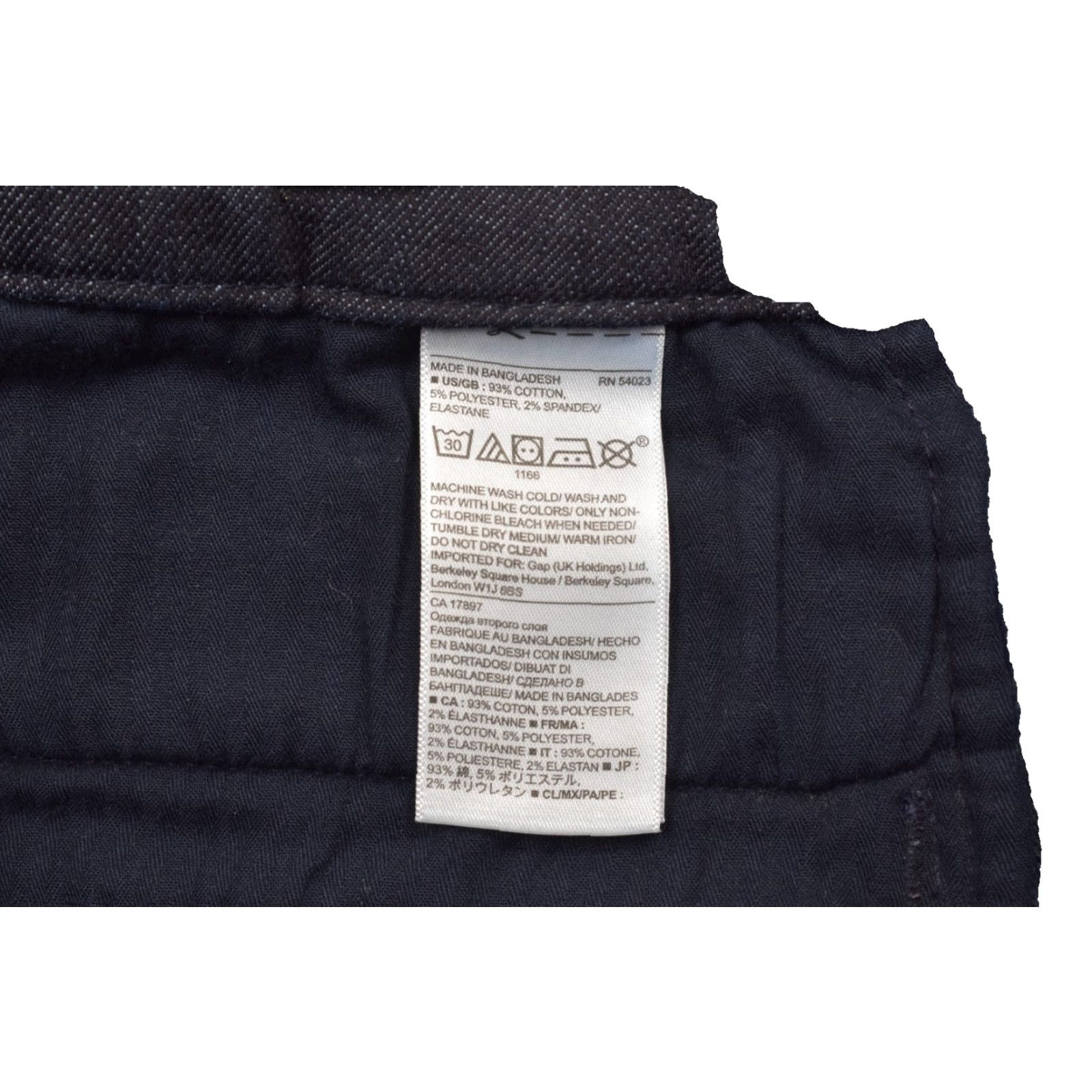 Banana Republic VINTAGE Banana Republic Sloan Skinny Fit Navy Blue Ankle Pants Women's Size 4 Stretch Co Size 27" / US 4 / IT 40 - 2 Thumbnail