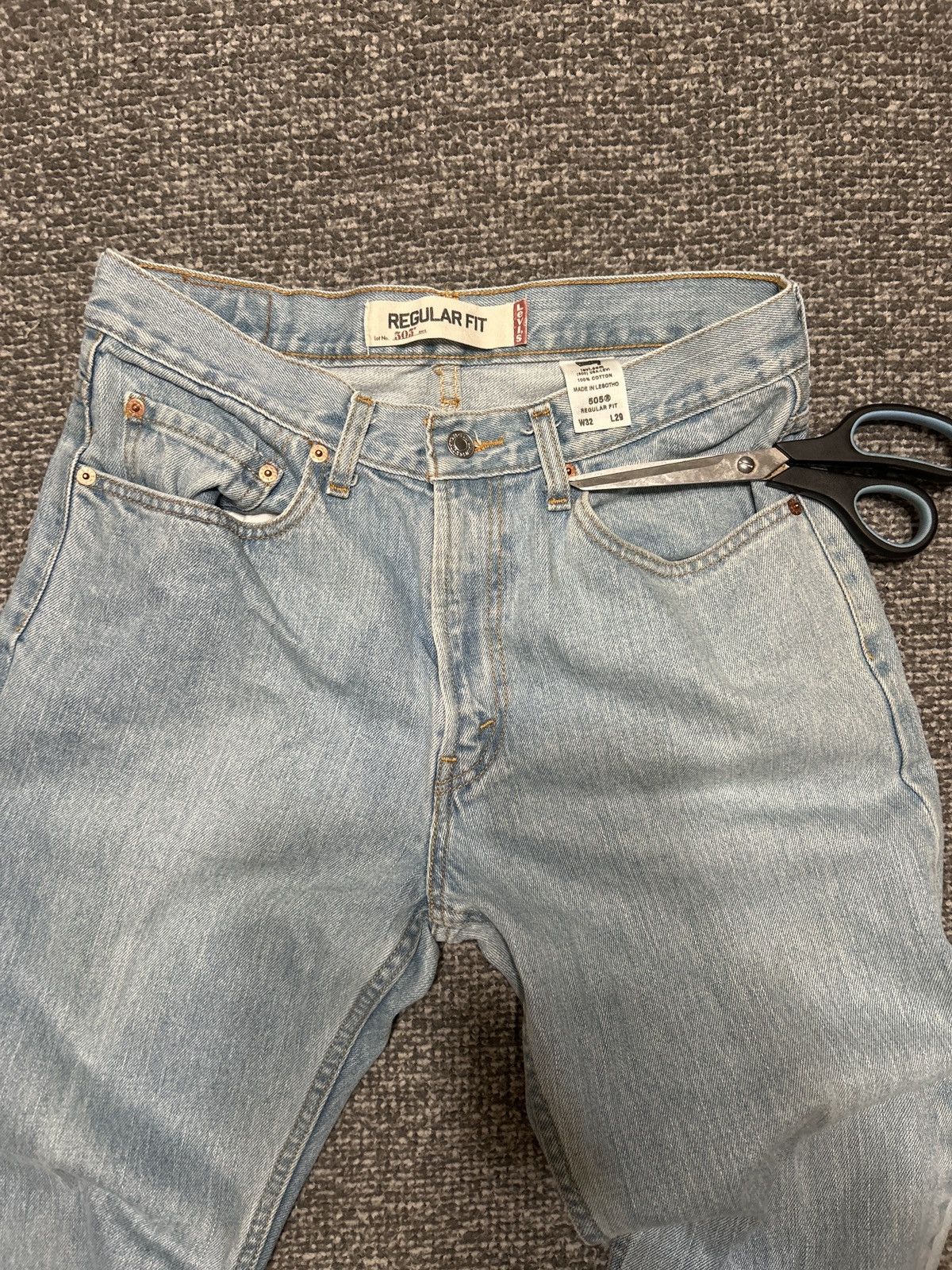 Levi's × Levi's Vintage Clothing × Vintage Faded 505 Vintage Levi Denim Size US 32 / EU 48 - 3 Thumbnail