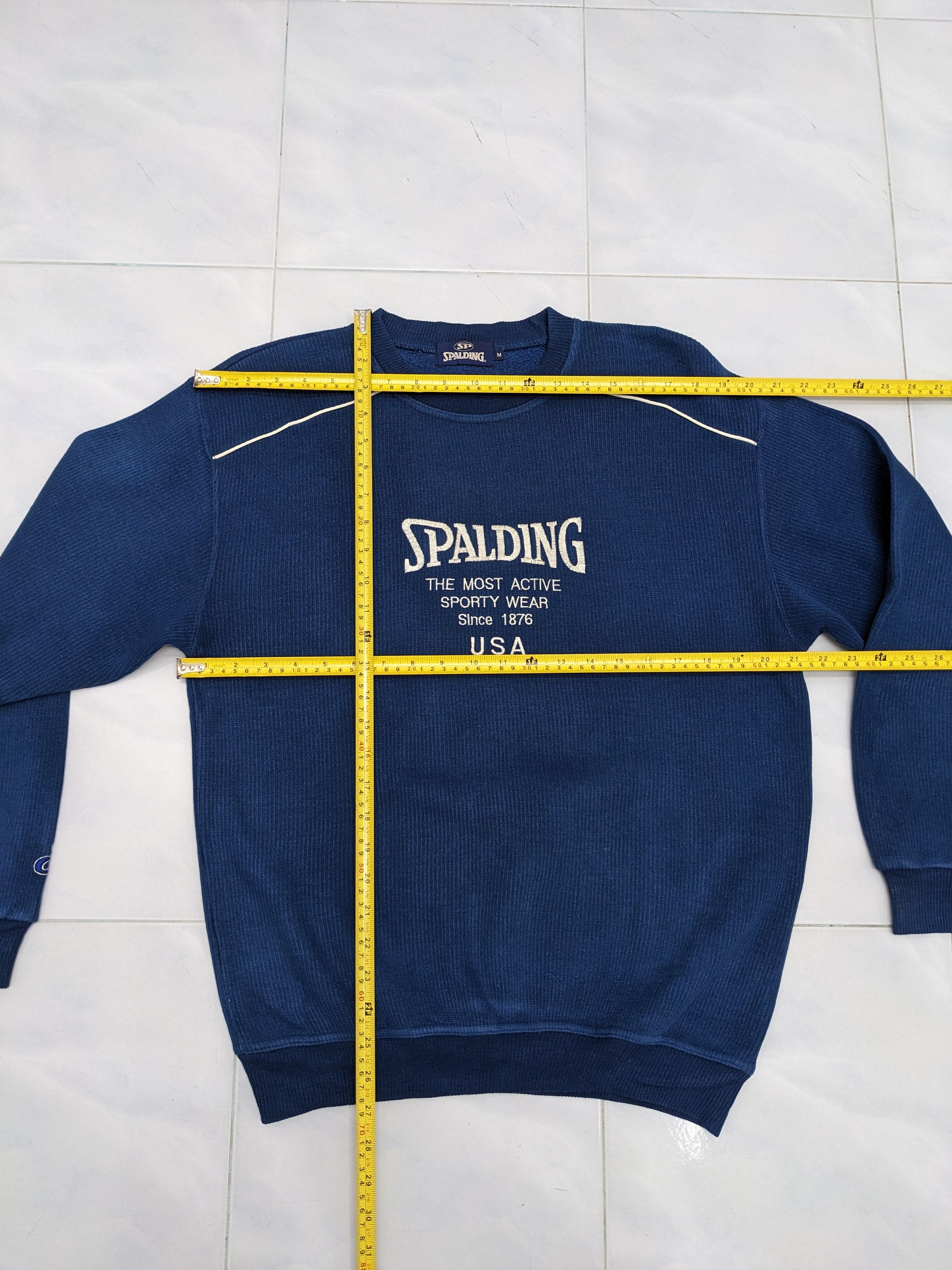 Spalding VINTAGE SPALDING THE MOST ACTIVE SPORTY WEAR USA SWEATSHIRT Size US M / EU 48-50 / 2 - 8 Thumbnail