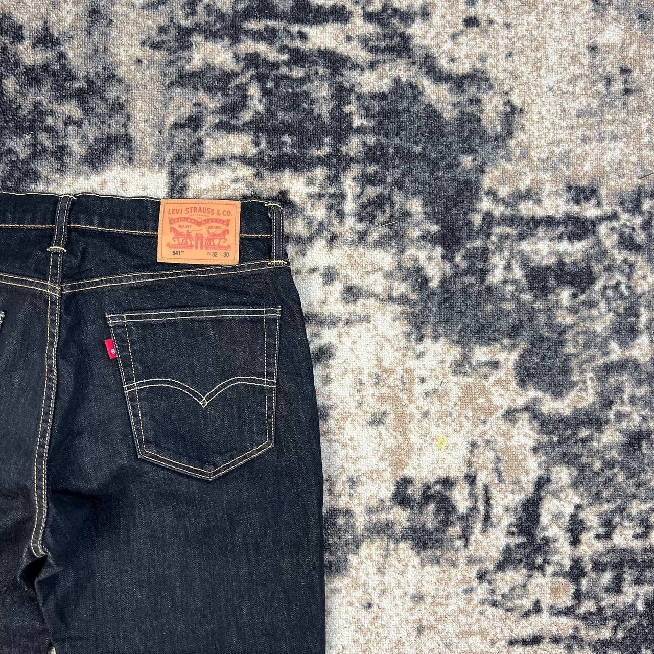Levi's 541 Levis Vintage Y2K Dark Blue Denim Jeans Size US 32 / EU 48 - 3 Thumbnail