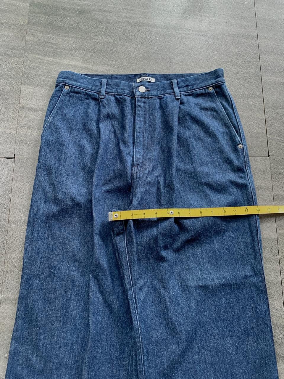 Auralee FREE TAX! Hard Twist Wideleg Denim Jeans Size US 32 / EU 48 - 15 Thumbnail