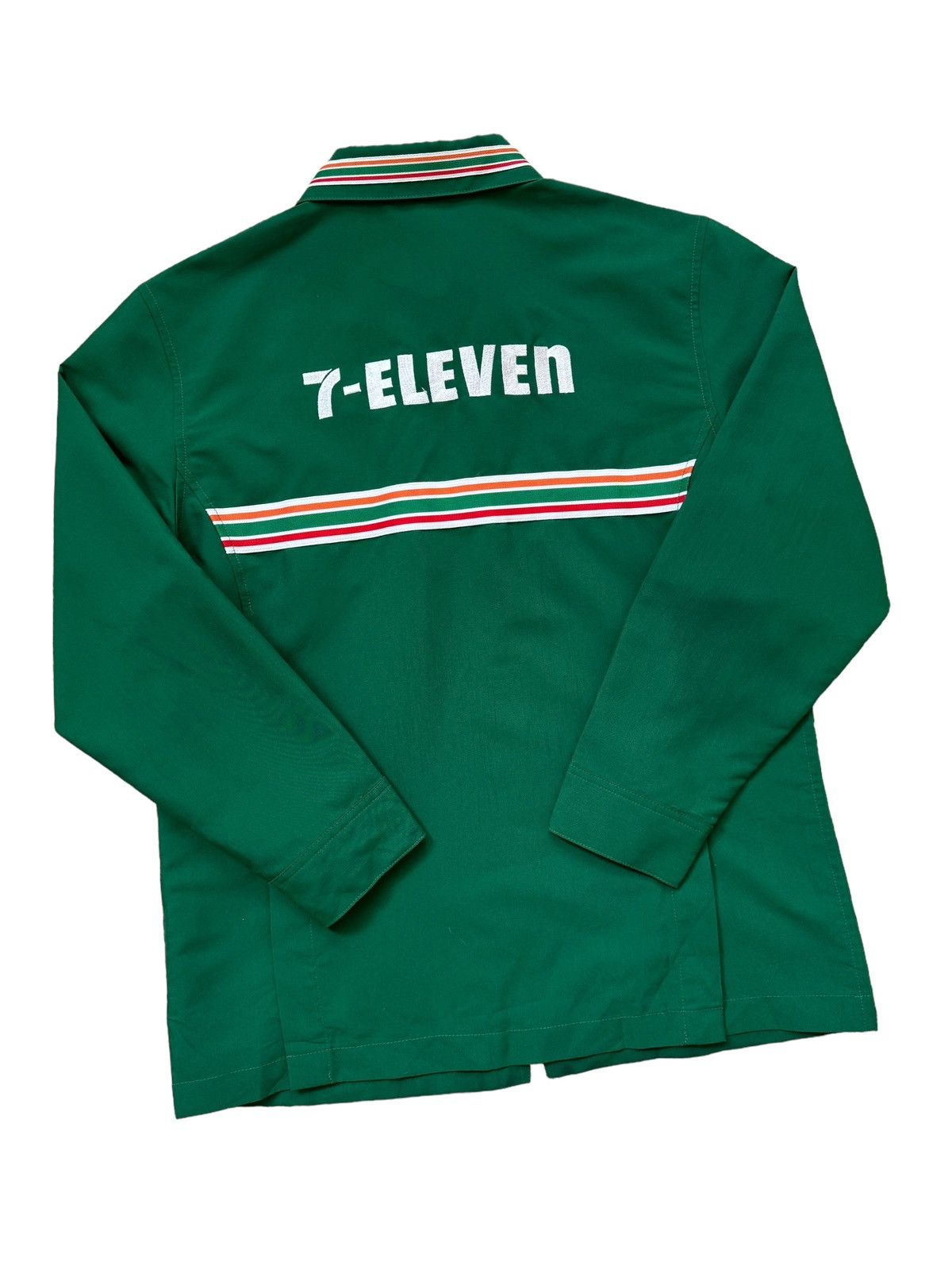 Japanese Brand Vintage 7-Eleven Uniform Jacket/Shirt Zip Up Size US M / EU 48-50 / 2 - 16 Thumbnail