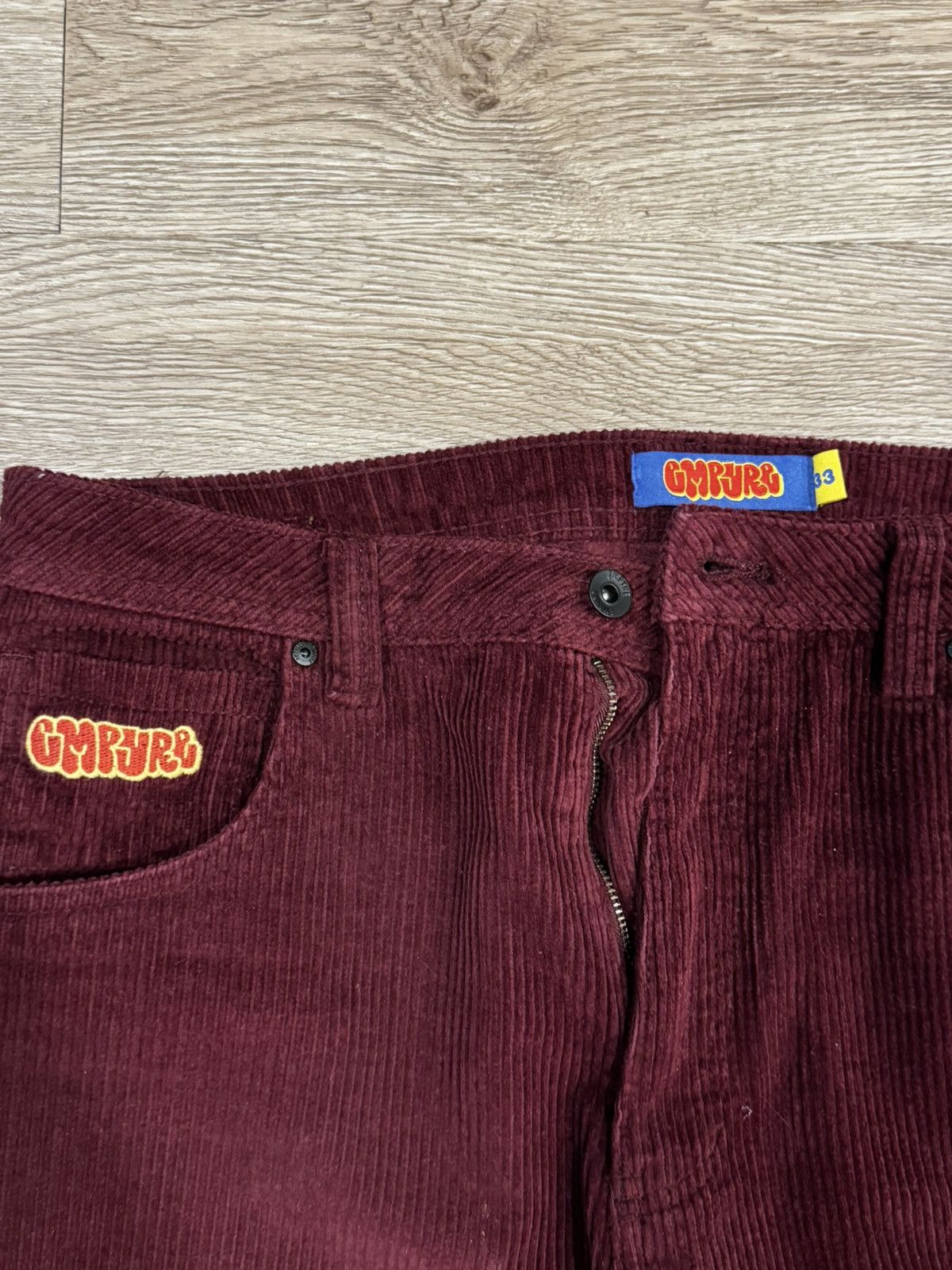 Empyre Empyre Red Corduroy Skate Vintage Style Pants Size US 32 / EU 48 - 3 Thumbnail