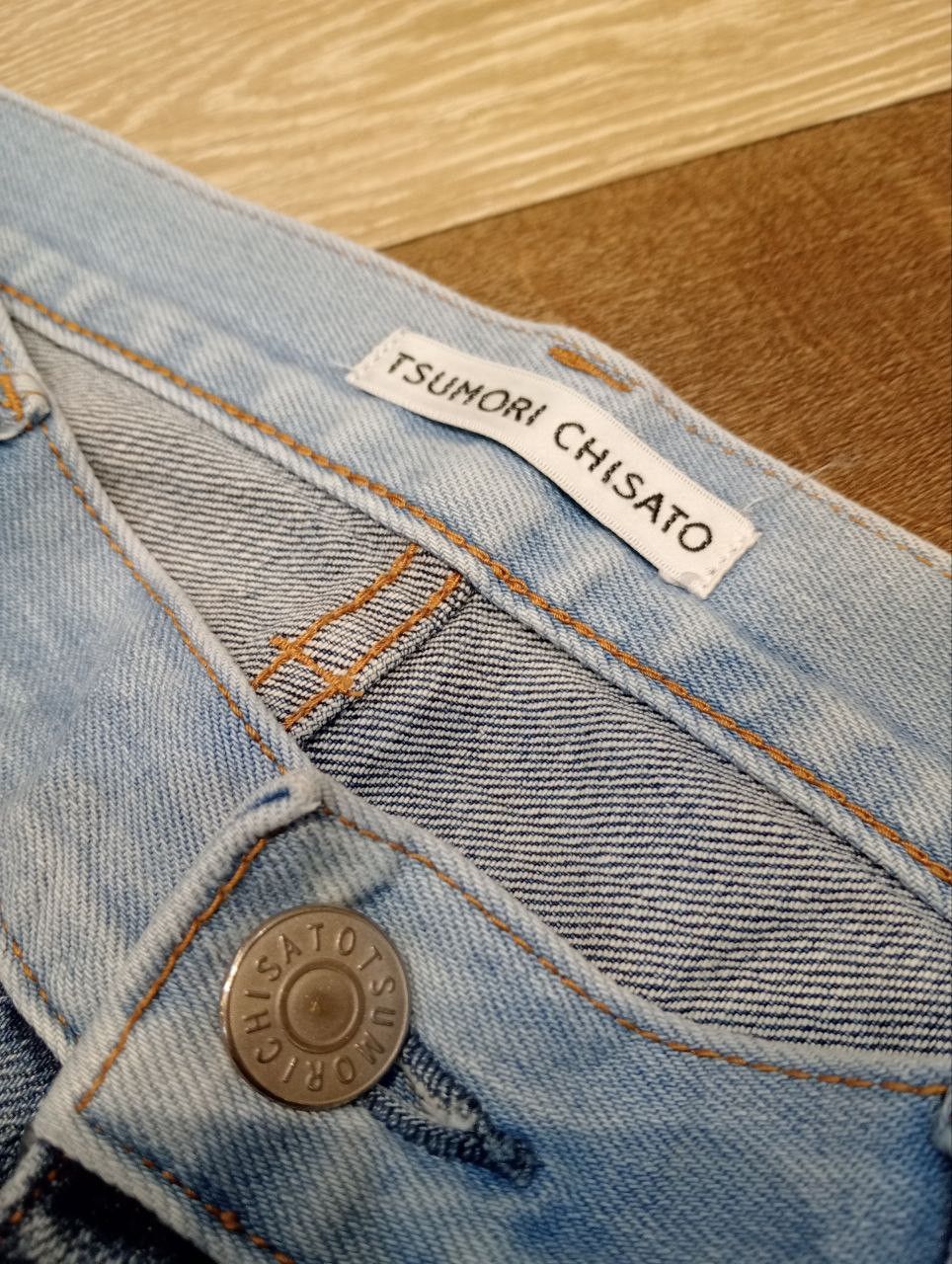 Tsumori Chisato TSUMORI CHISATO by ISSEY MIYAKE STRETCH BLUE JEANS Size US 31 - 5 Thumbnail