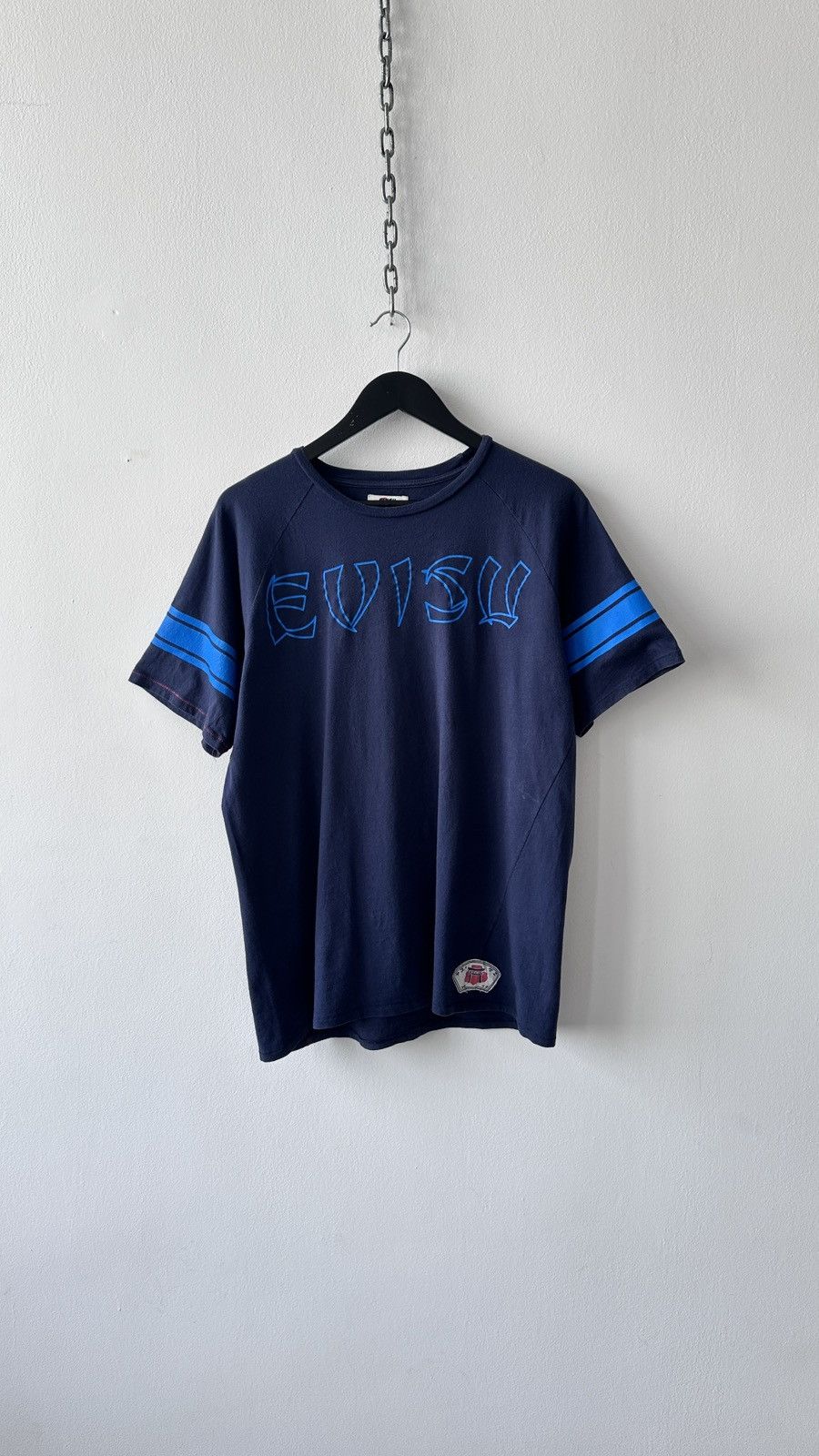 Evisu Vintage Evisu Genes T-Shirt Navy XXL Big Logo Y2K Streetwear Size US XXL / EU 58 / 5 - 2 Thumbnail