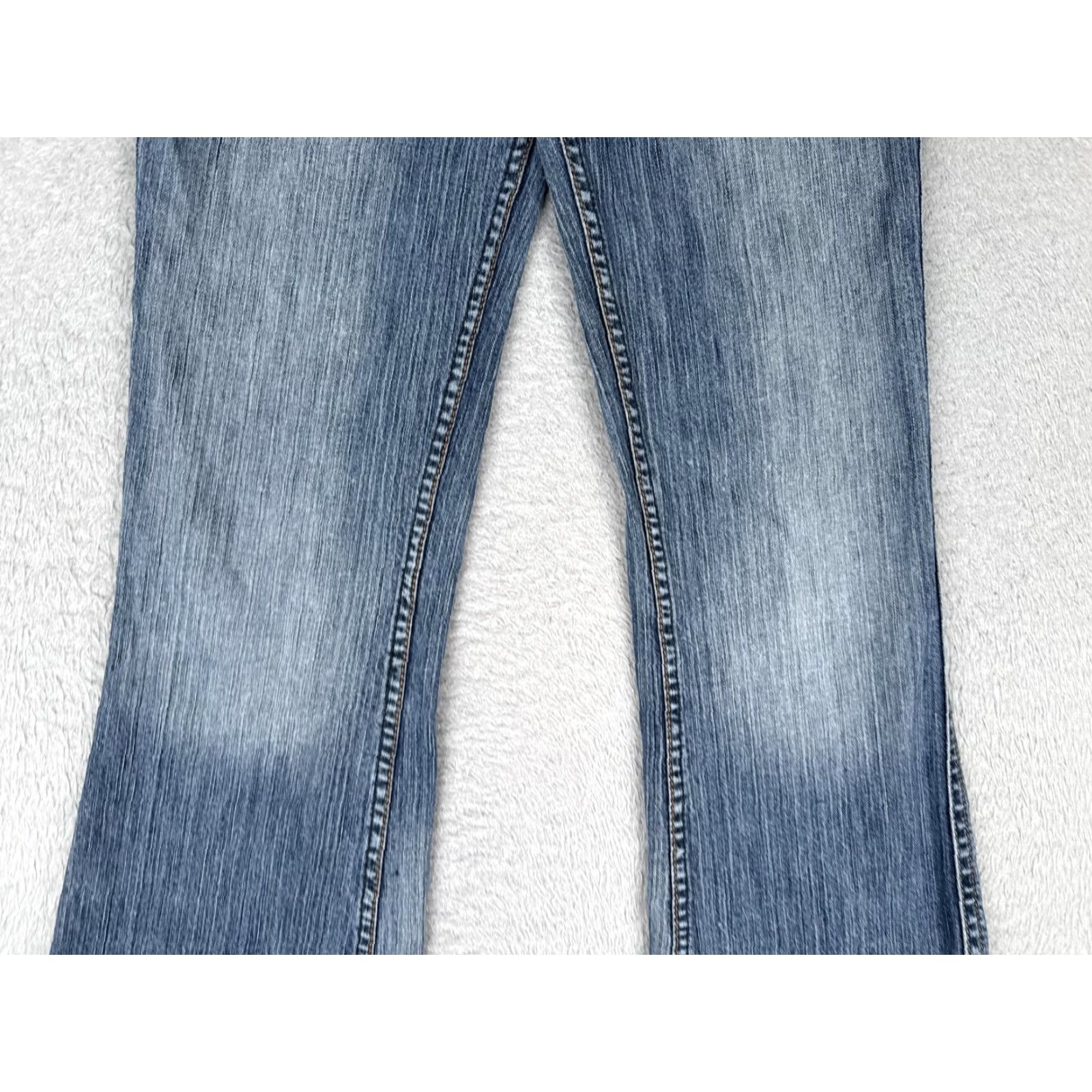 Silver Jeans Co. Silver Jeans Frances Womens Bootcut Jeans 30x31 Blue Wash Flare Stretch Denim Size 30" / US 8 / IT 44 - 3 Thumbnail