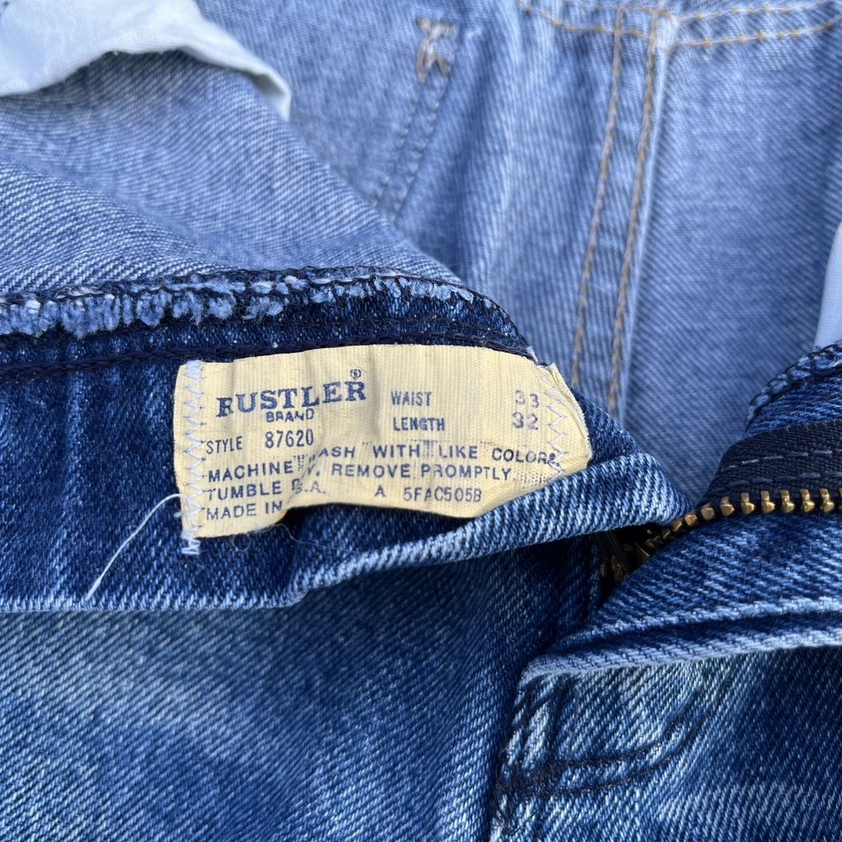 Rustler Vintage 70s 80s Rustler Regular Fit Denim Jeans Size 30x30 Size US 30 / EU 46 - 10 Thumbnail