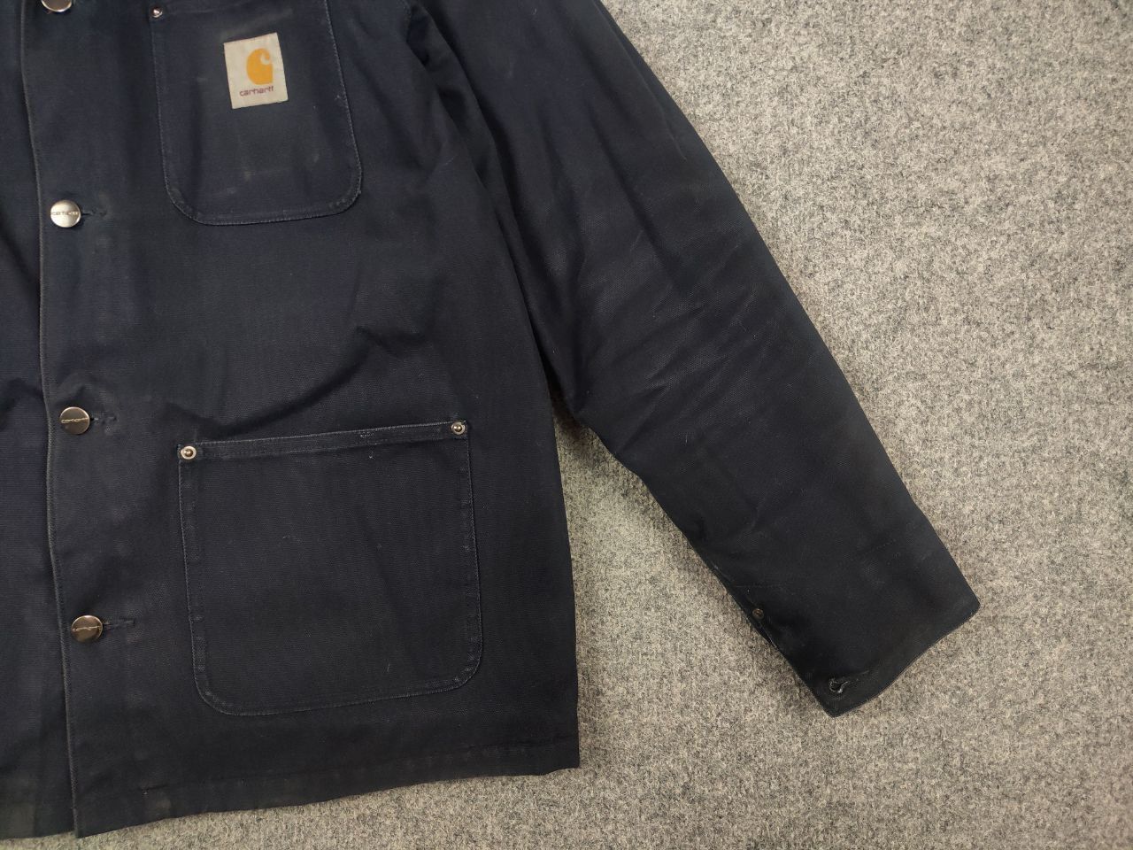 Carhartt Vintage Carhartt michigan Faded Canvas Linen Pocket Jacket Size US L / EU 52-54 / 3 - 6 Thumbnail
