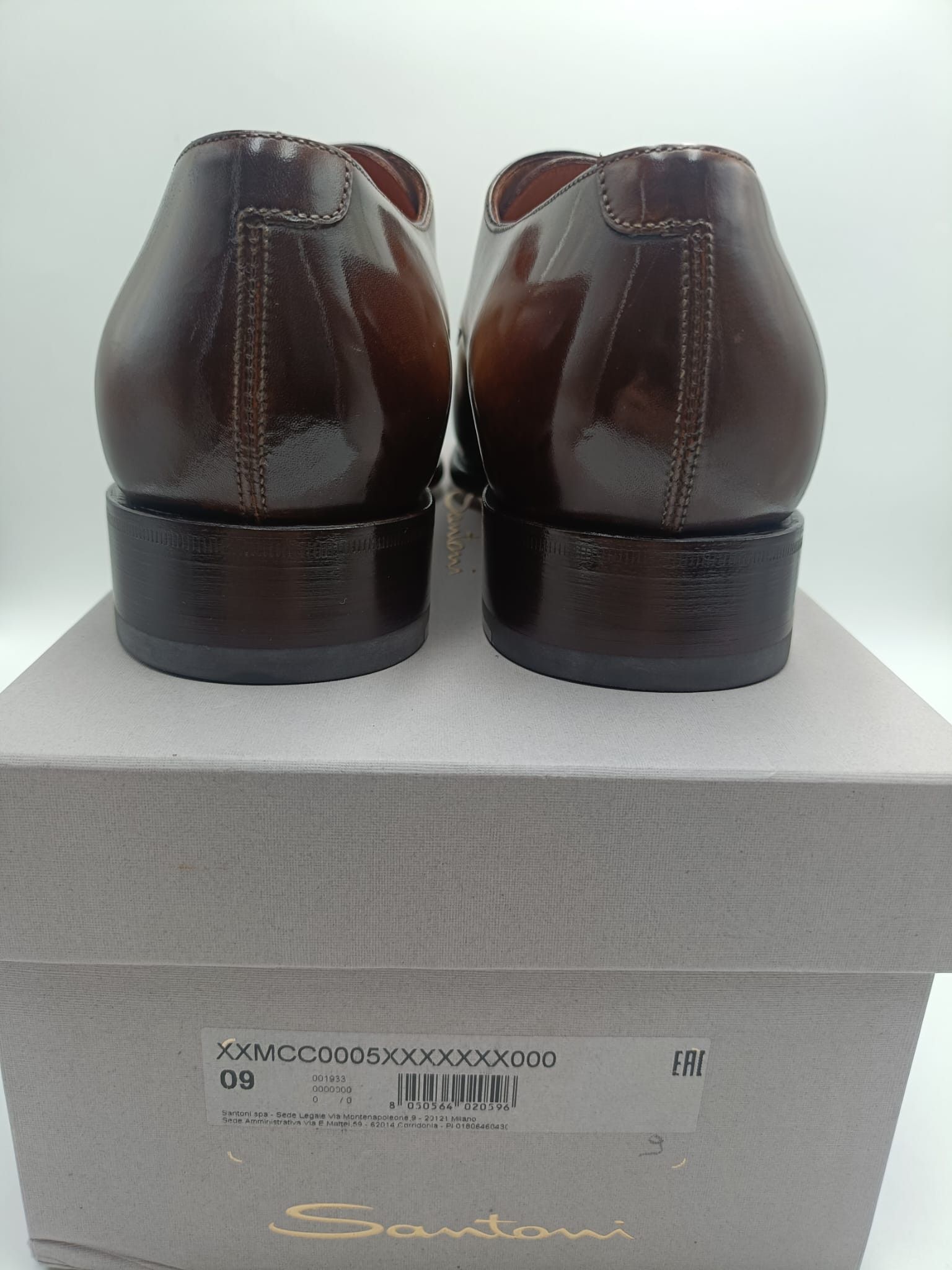 Santoni Santoni Double Monk Strap Brown Leather Goodyear Welted Size US 10 / EU 43 - 3 Thumbnail