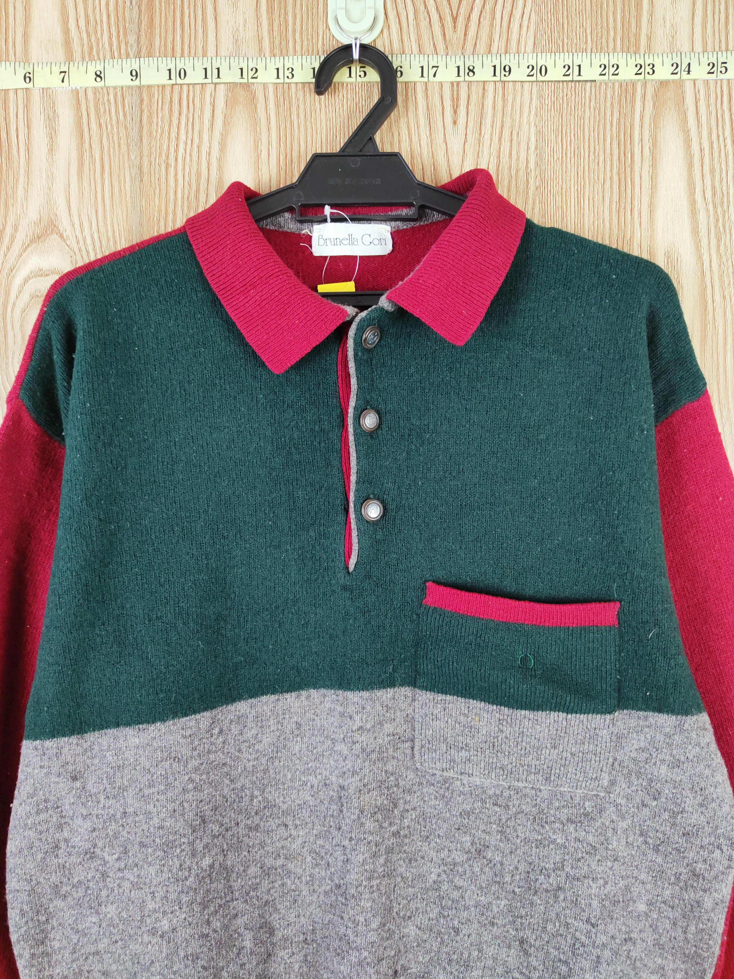Homespun Knitwear × Vintage Brunella Gori Red Knitwear vintage Sweatshirts #W348 Size US M / EU 48-50 / 2 - 2 Thumbnail