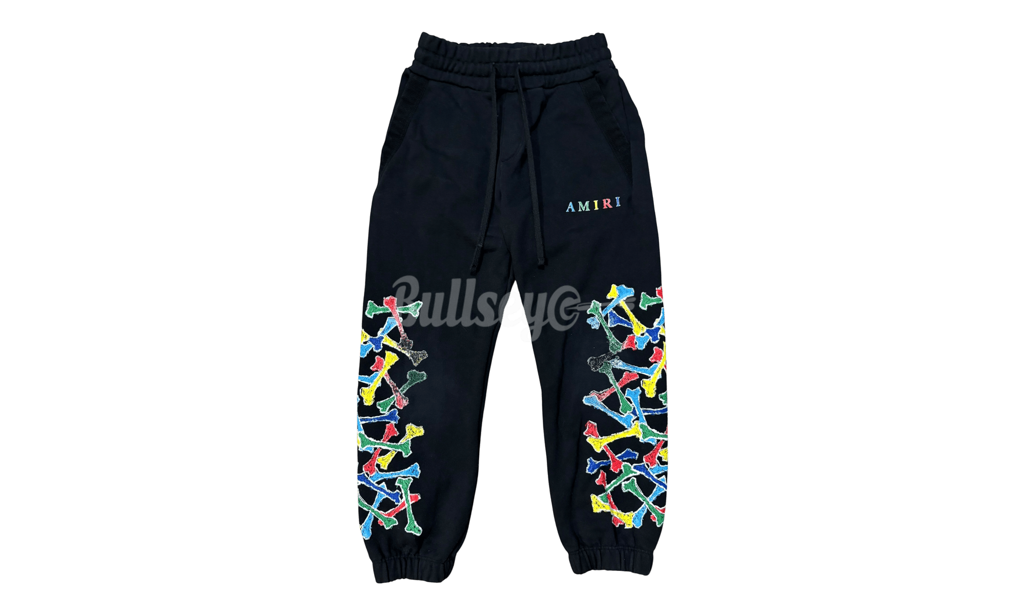 Amiri Kids Bones Scribble Black Sweatpants (PreOwned) Size US 30 / EU 46 - 1 Thumbnail