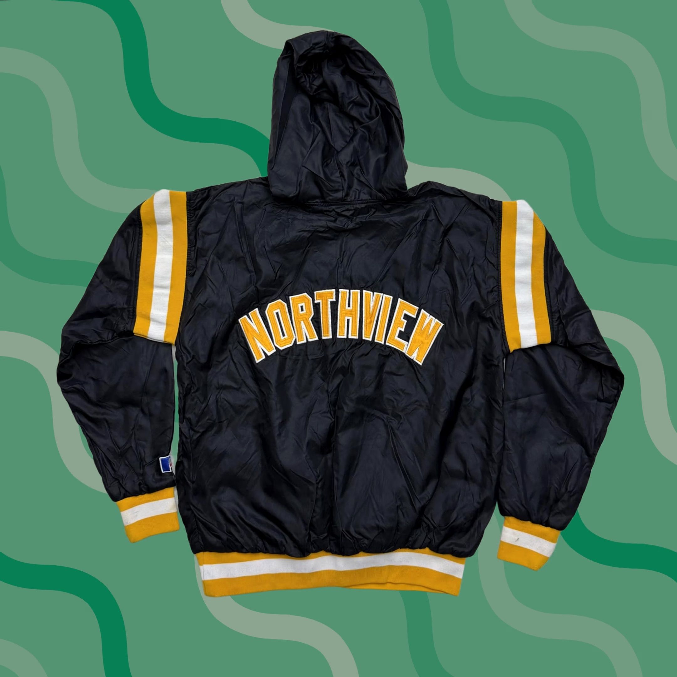 Russell Athletic VINTAGE Russell Northview Jacket Mens Large Hooded Windbreaker 1/2 Zip Size US L / EU 52-54 / 3 - 1 Thumbnail
