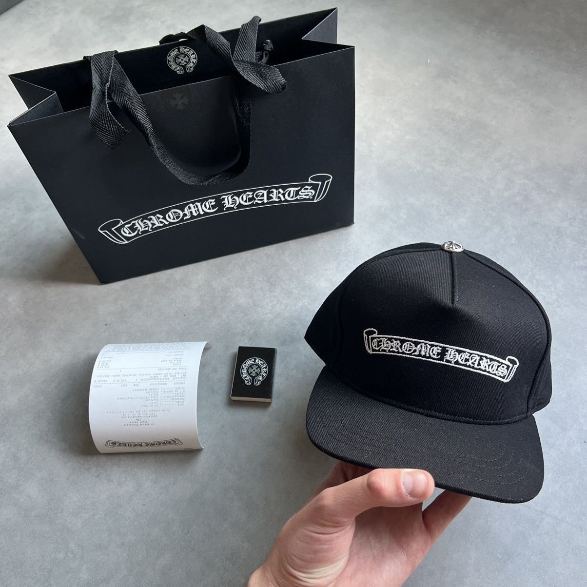 Chrome Hearts Chrome Hearts Scroll Baseball Cap Size ONE SIZE - 3 Thumbnail