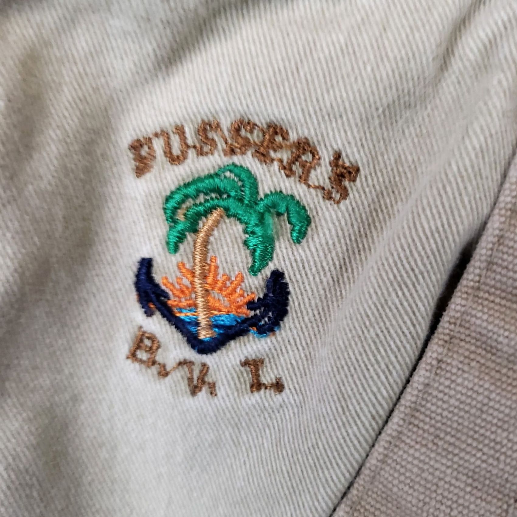 Nautica Pusser's B.V.L Men's Cargo Short Beige Cotton 38 Modern Island Tropical Safari 7in Inseam Zip Pockets Mens Regular Size US 38 / EU 54 - 7 Thumbnail