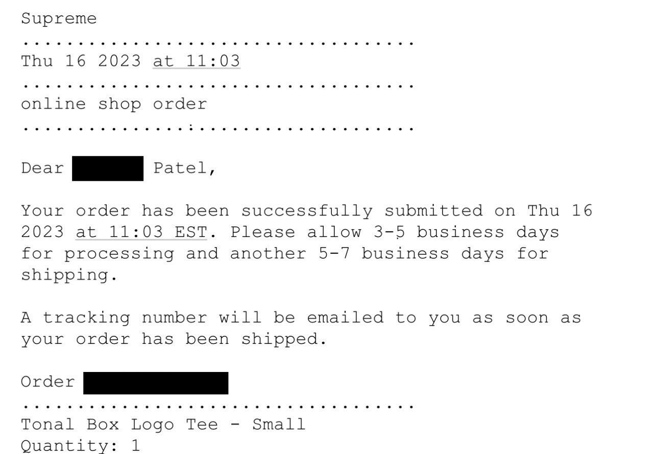 Supreme Supreme Tonal Box Logo Tee Size US S / EU 44-46 / 1 - 5 Thumbnail