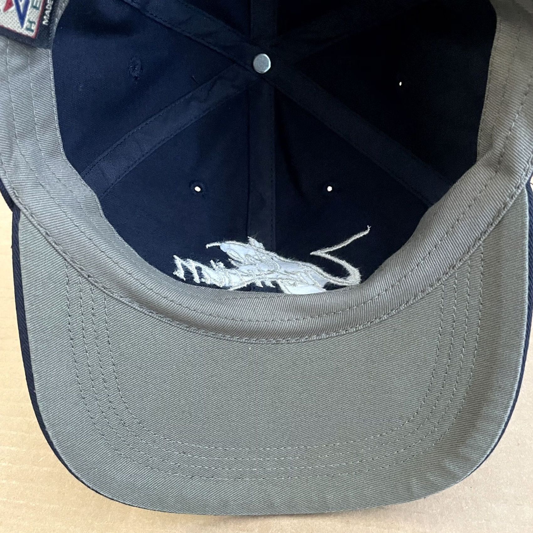 Vintage Ahead The Virginian Hat Cap Strapback Adult Adjustable One Size Strap Back Mens Black Blue Cotton Baseball Cap USA Sports Retro Vintage: No Size ONE SIZE - 7 Thumbnail