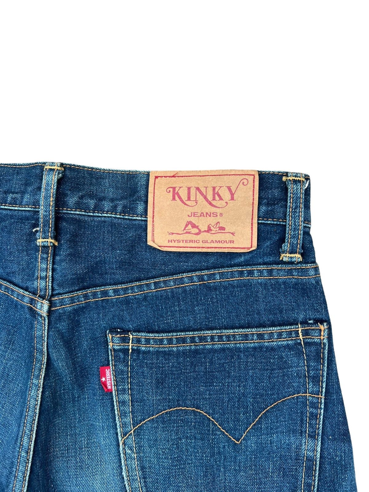 Hysteric Glamour Vintage 90s Hysteric Glamour Fade Denim Selvedge Jeans Kinky Size US 29 - 18 Thumbnail