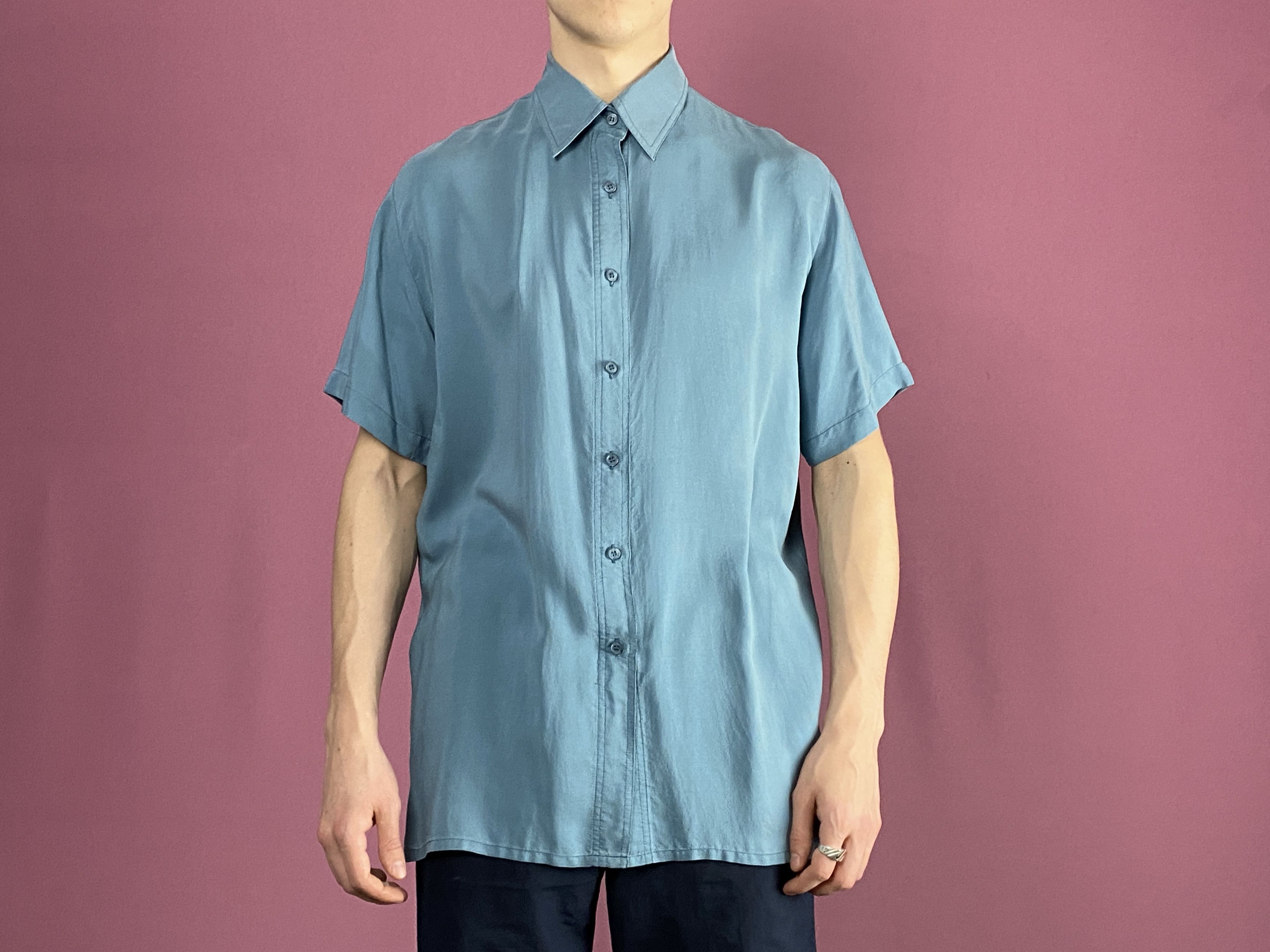Vintage 90s Vintage Men's Short Sleeve Shirt - M Size US M / EU 48-50 / 2 - 4 Thumbnail