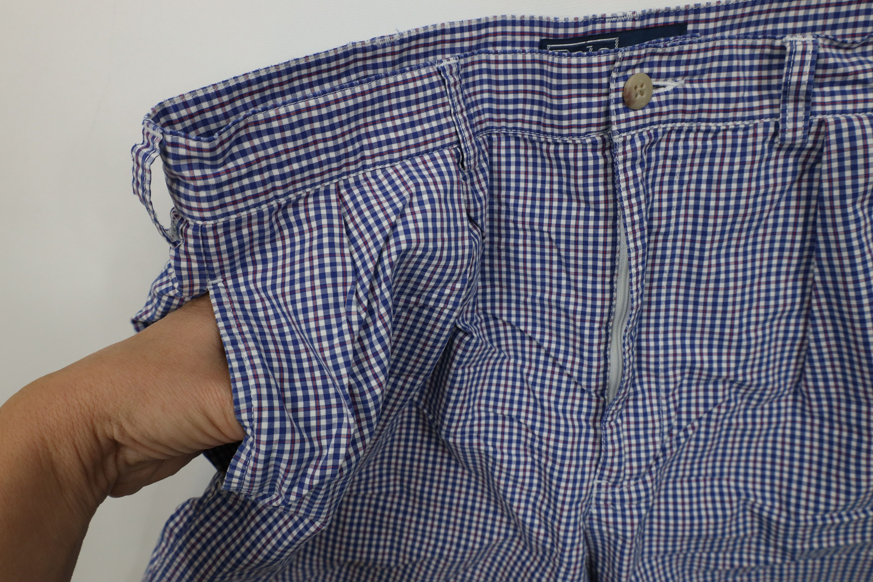 Ralph Lauren Vintage 90s Ralph Lauren Golf Chino Shorts Plaid Cotton Size US 34 / EU 50 - 6 Thumbnail